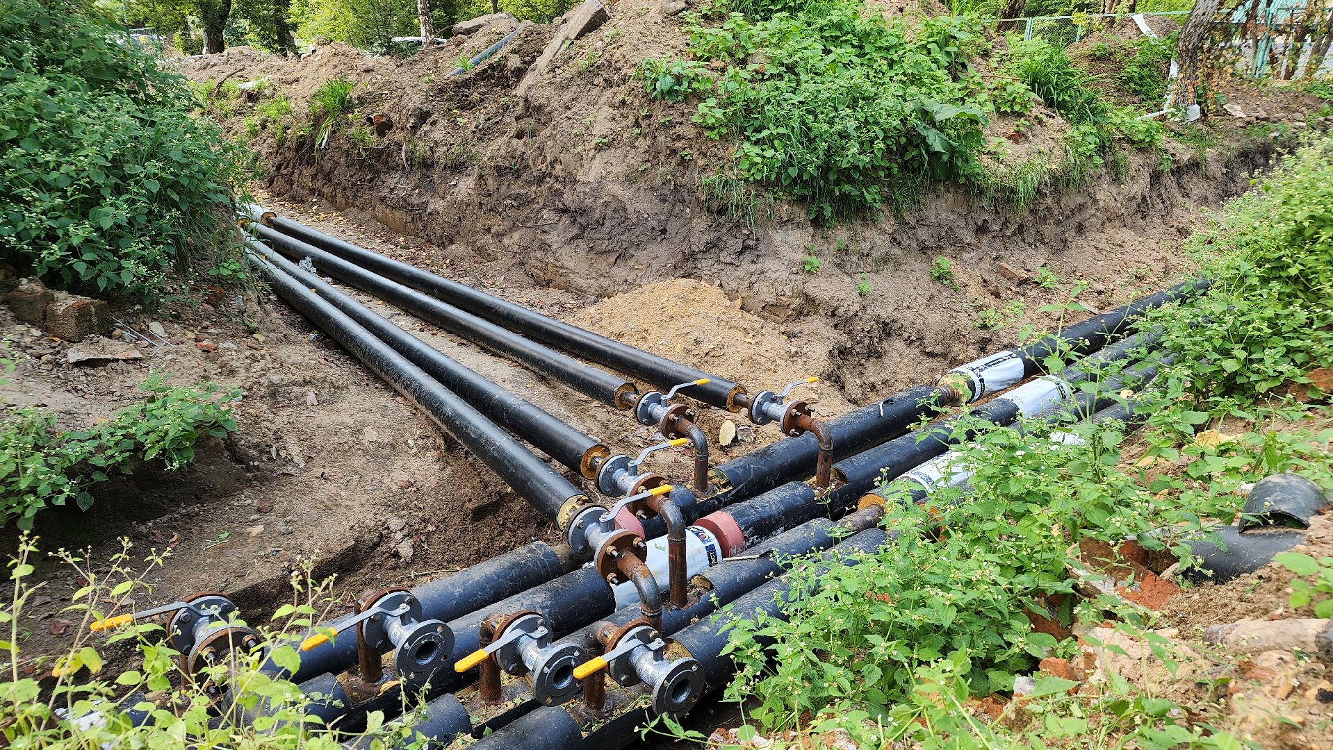 ЖКХ, ремонт теплотрассы, замена теплосетей, Лосино-Петровский,