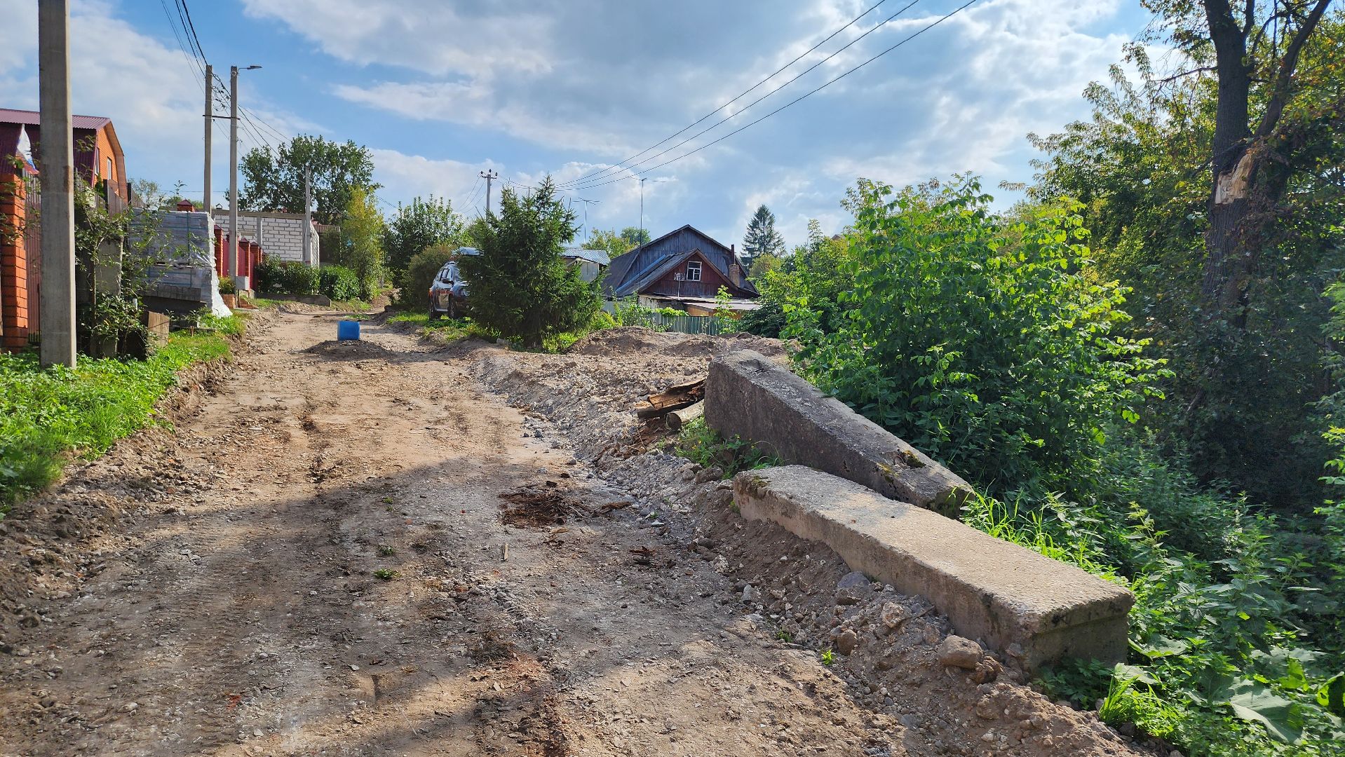 кашира, ремонт дорог, грунтовая дорога,