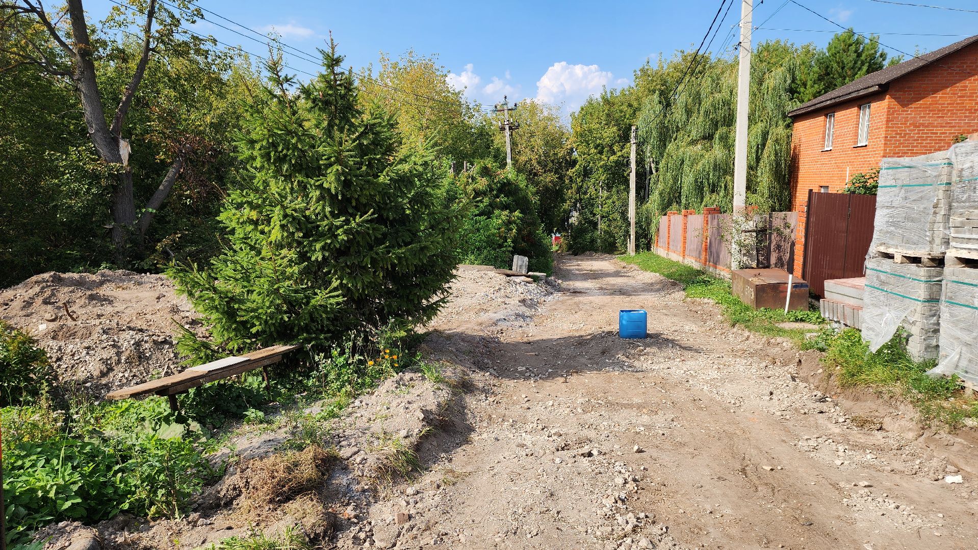 кашира, ремонт дорог, грунтовая дорога,