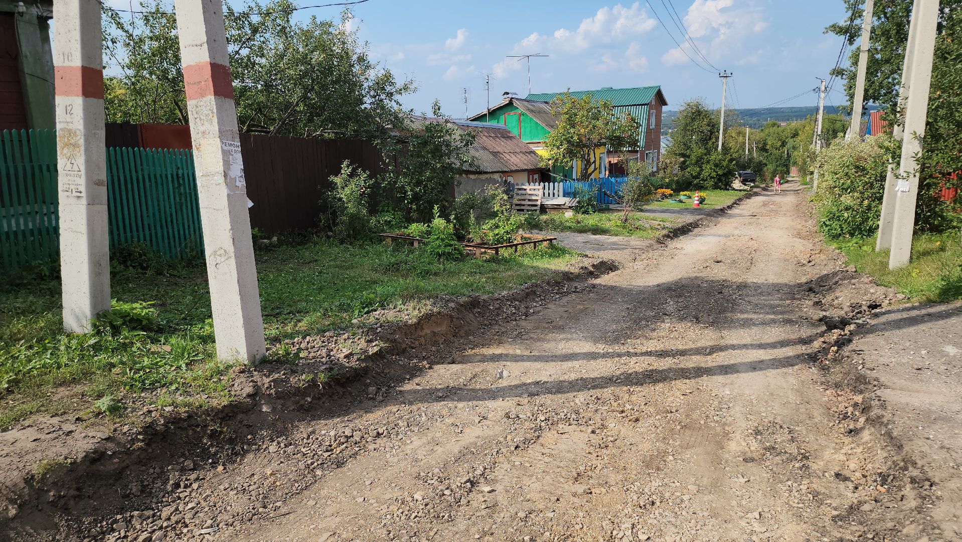 кашира, ремонт дорог, грунтовая дорога,