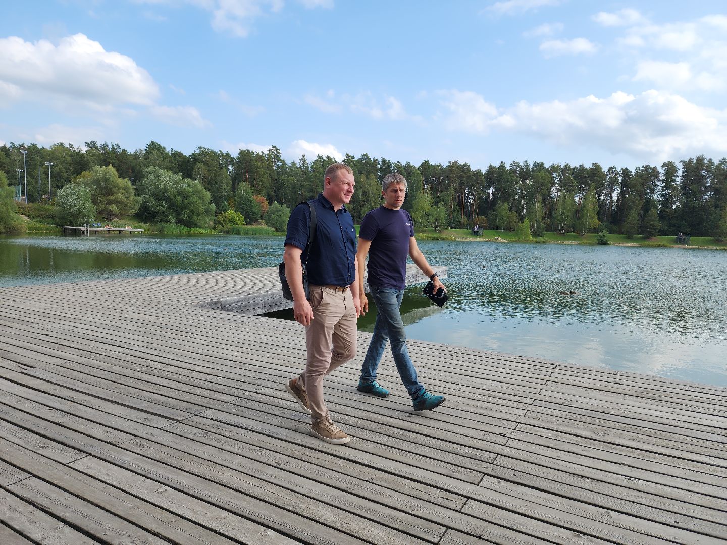 Черноголовка, Южное озеро, Благоустройство,