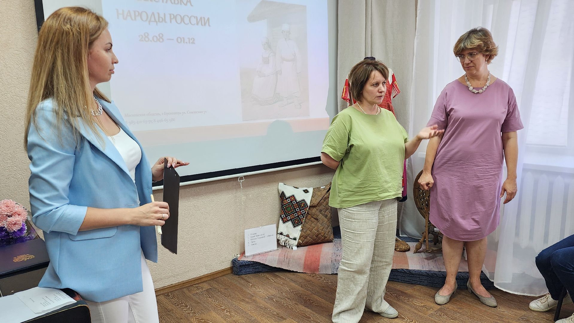 Бронницы, музей истории города бронницы, Открытие выставки, Выставка Народы России,