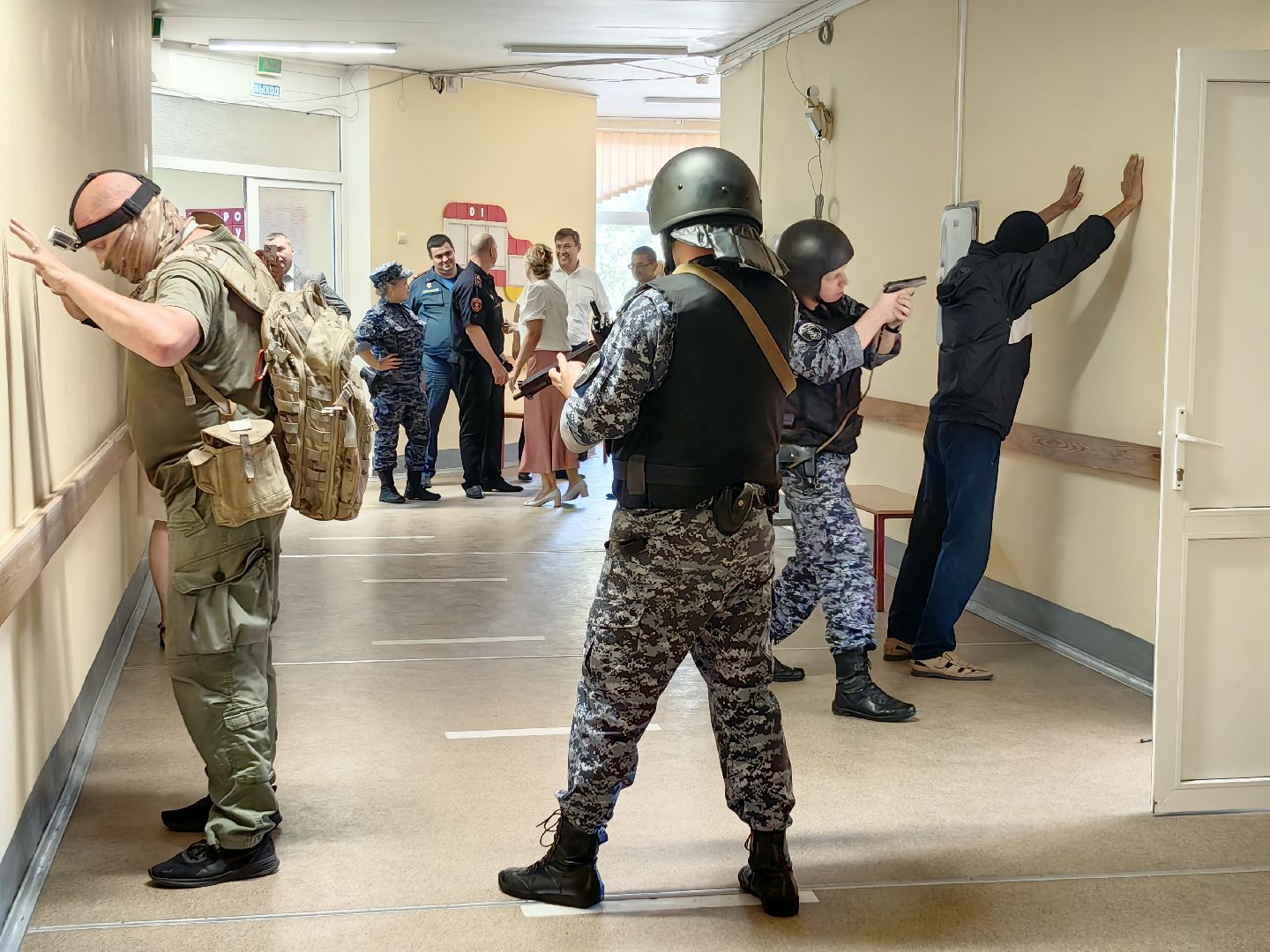 УЧЕНИЯ, РосгвардиЯ, полиция, захват заложников, антитеррористическая защищнность,