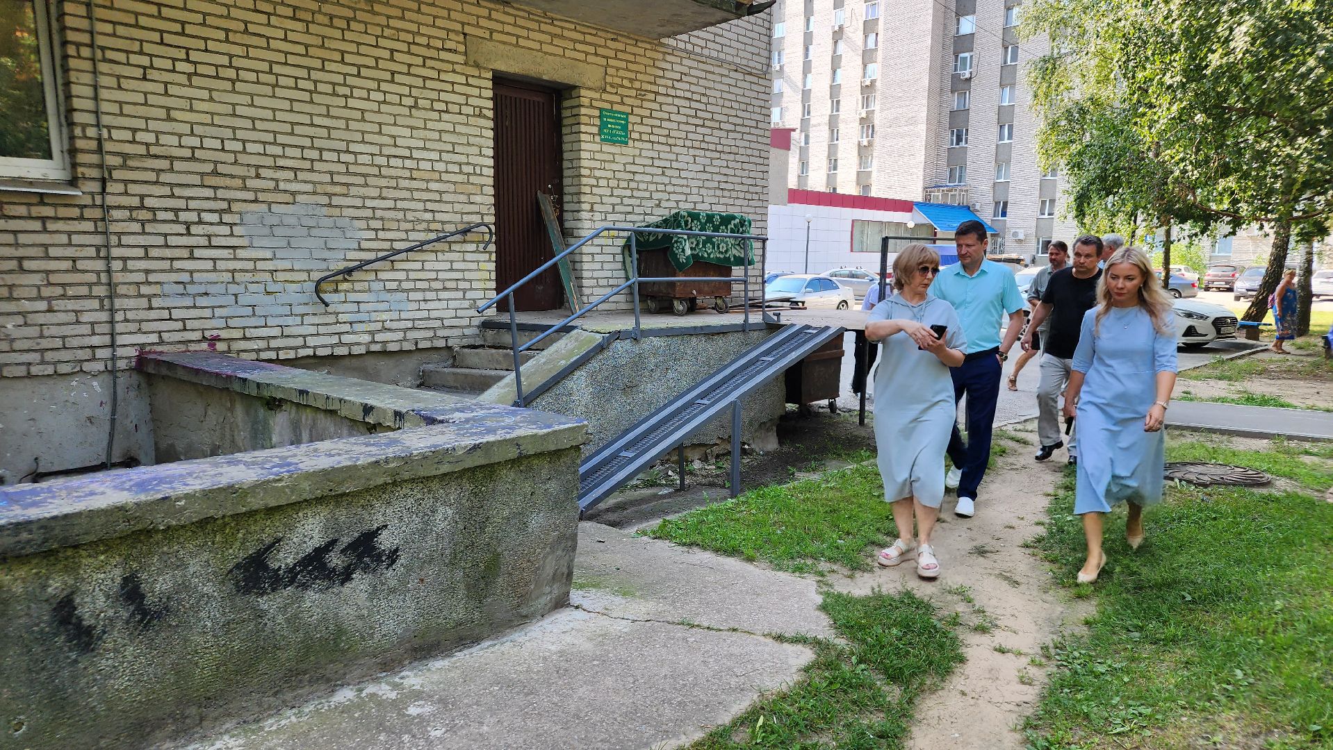 обход, обход городских территорий, встреча с жителями, протвино, благоустройство,