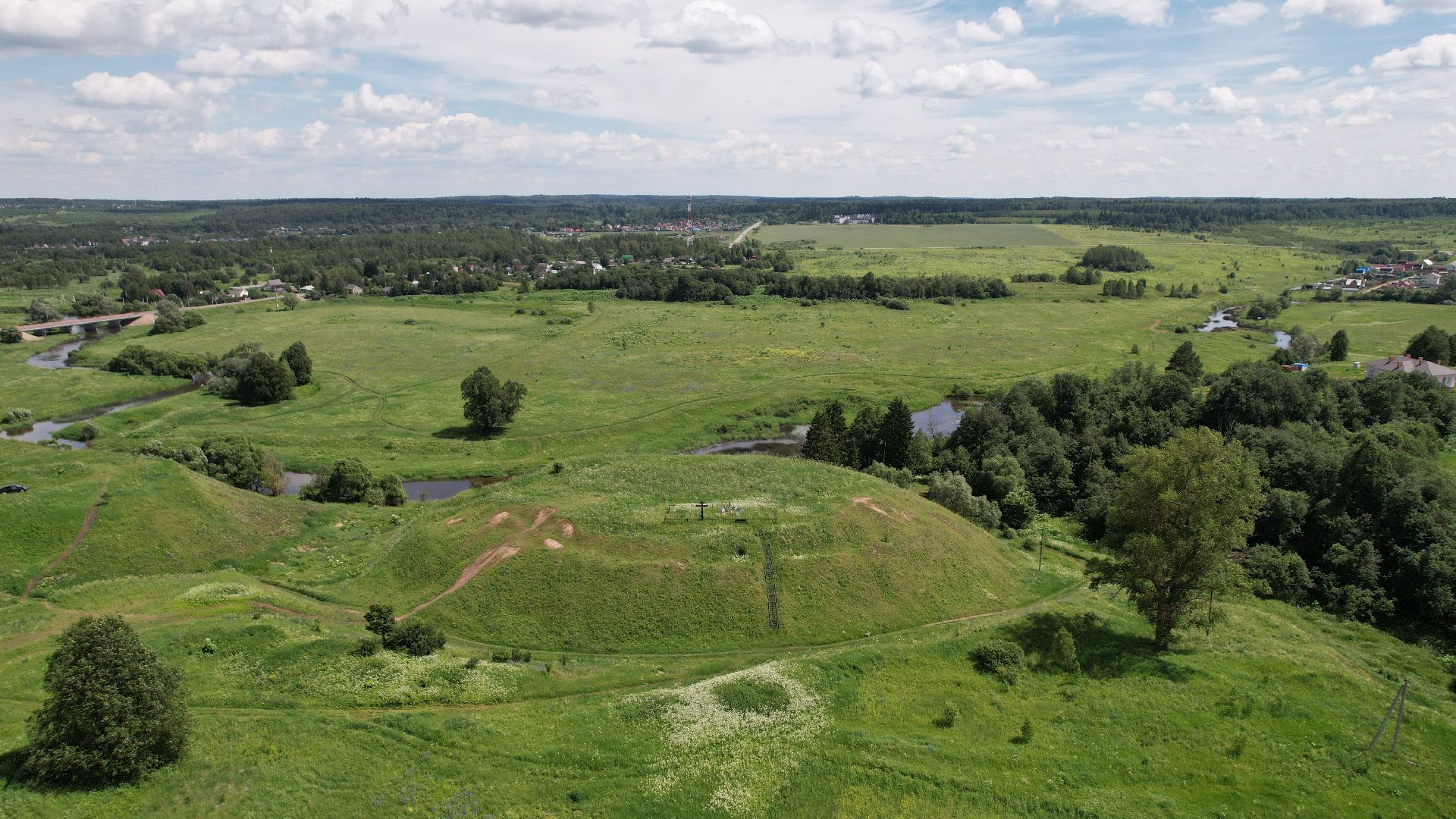 видео с коптера, верея, города, история,