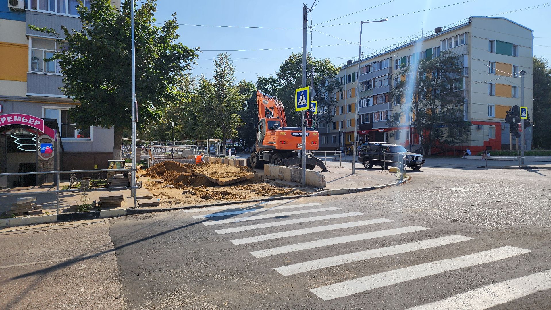 кашира, благоустройство, спортклуб кашира, троутар,