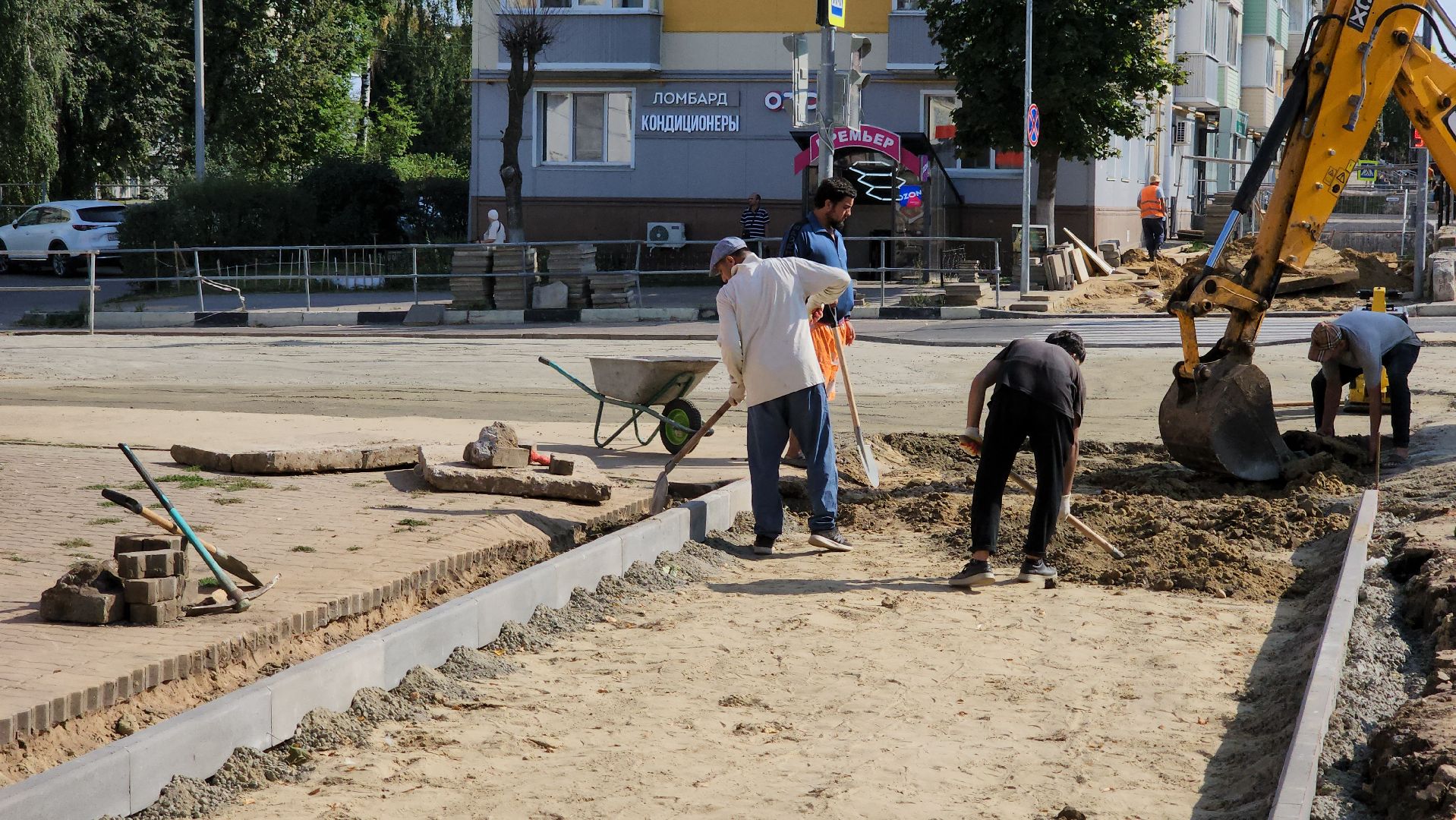 кашира, благоустройство, спортклуб кашира, троутар,