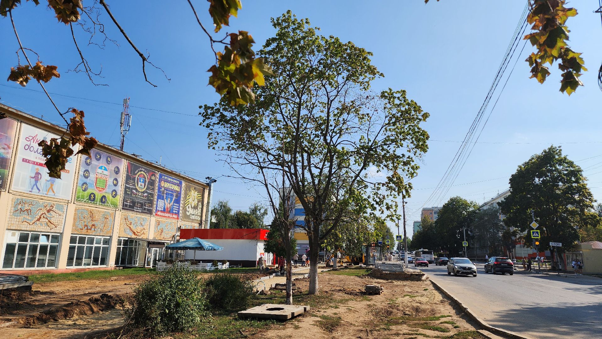 кашира, благоустройство, спортклуб кашира, троутар,