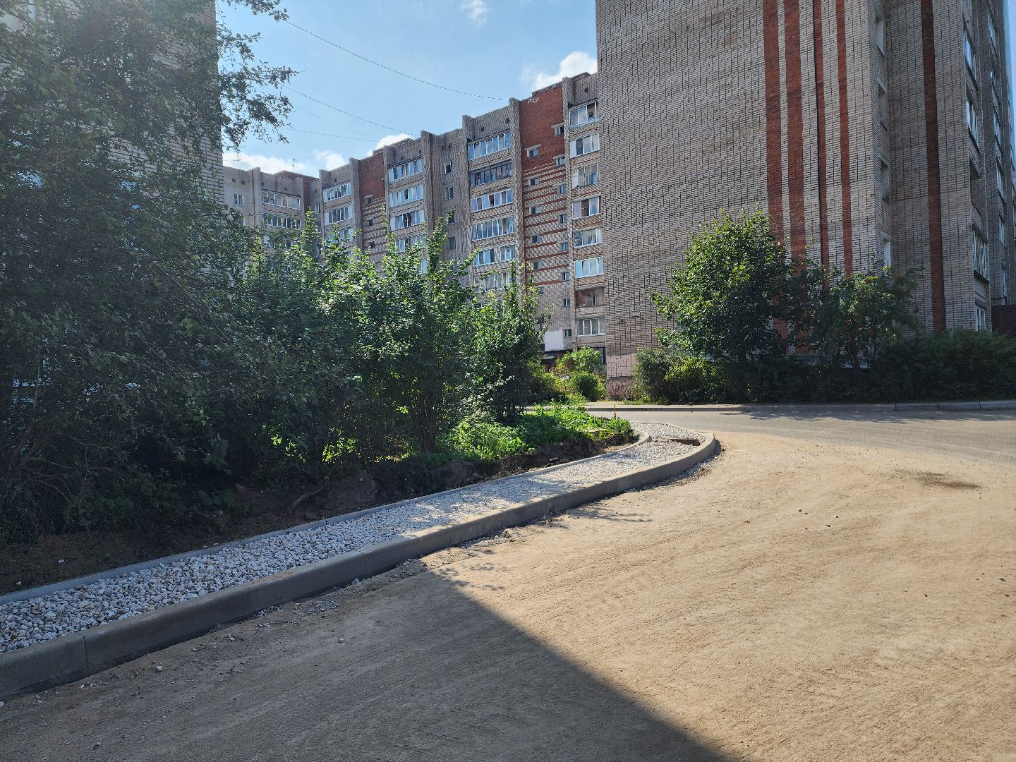 красноармейск, городской округ пушкинский, благоустройство дворов, новые парковочные места,