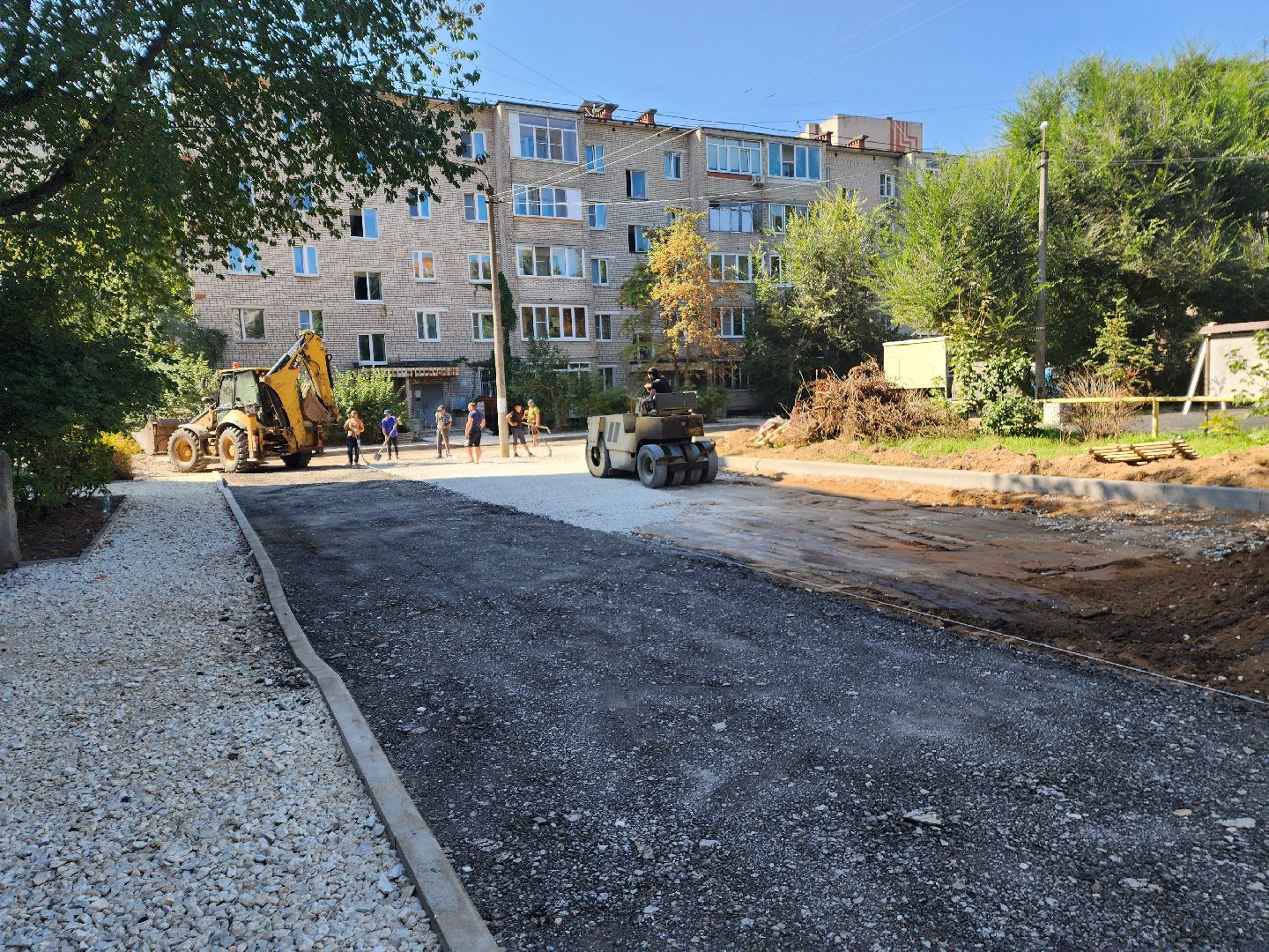 красноармейск, городской округ пушкинский, благоустройство дворов, новые парковочные места,