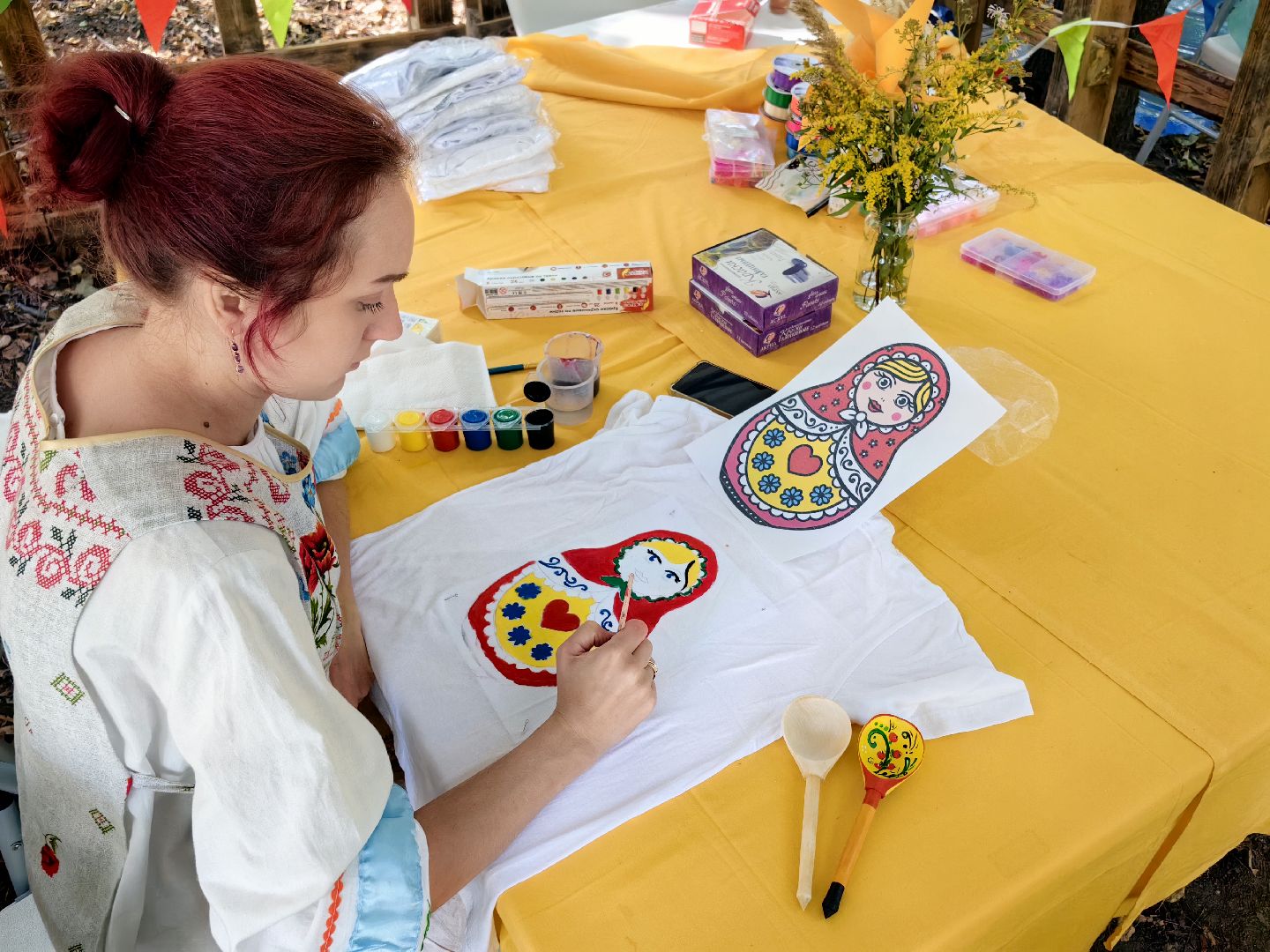 кинопоказ, фестиваль Русской культуры, ТРАДИЦИИ, мини-зоопарк с животными, фотозоны, Роспись по дереву,