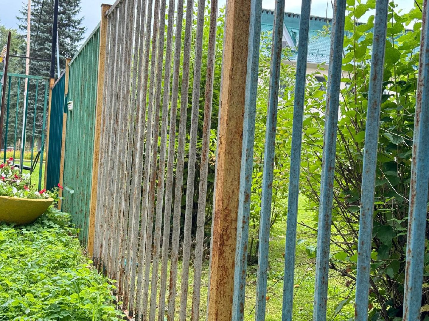 забор, детский сад, благоустойство,