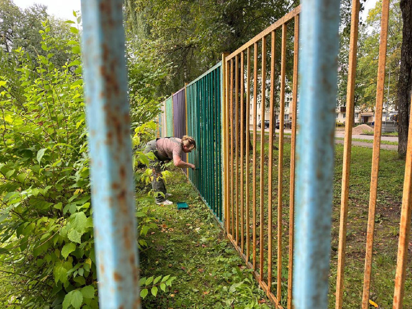 забор, детский сад, благоустойство,