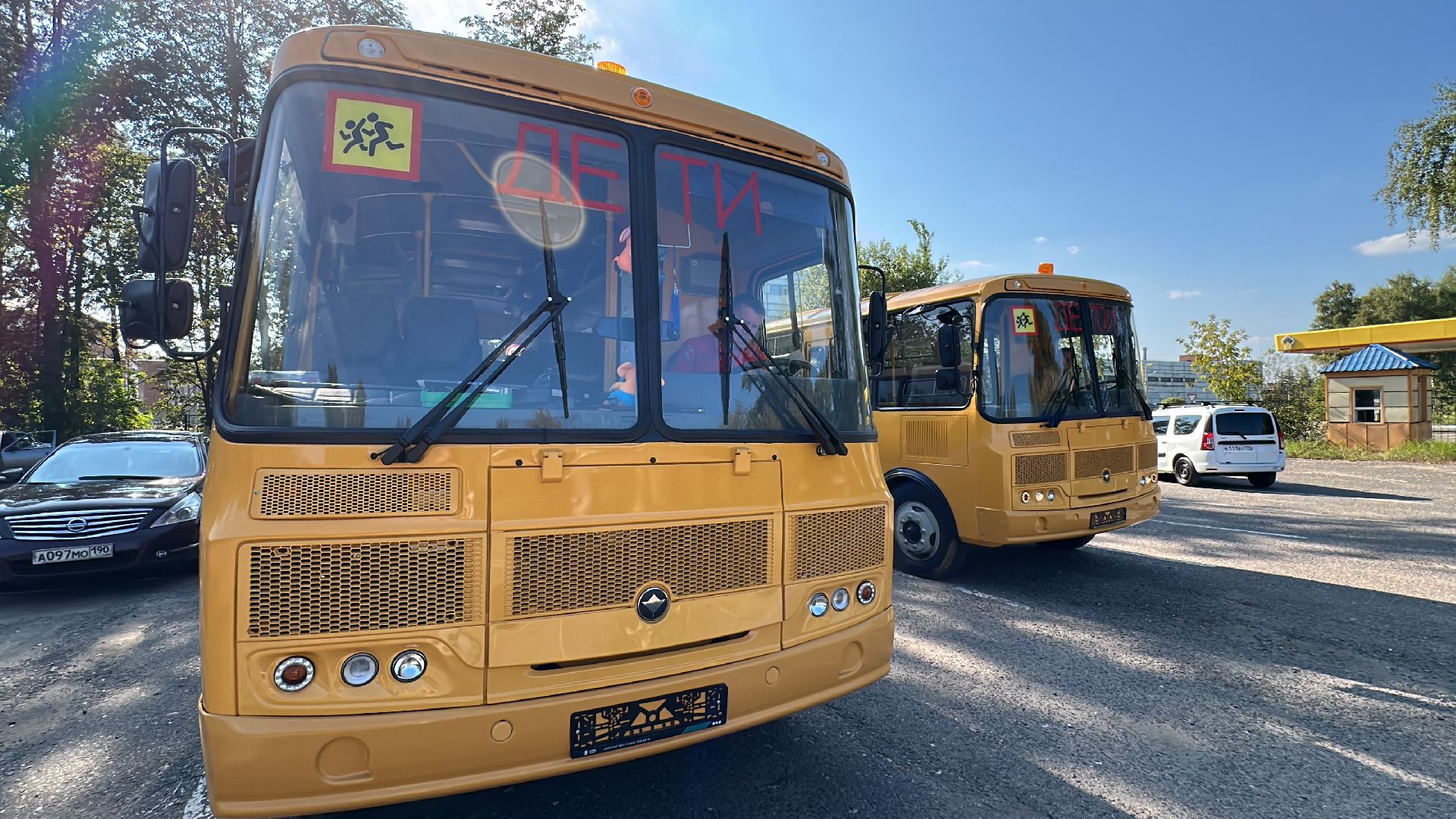 Клин, общество, образование, школьные автобусы,