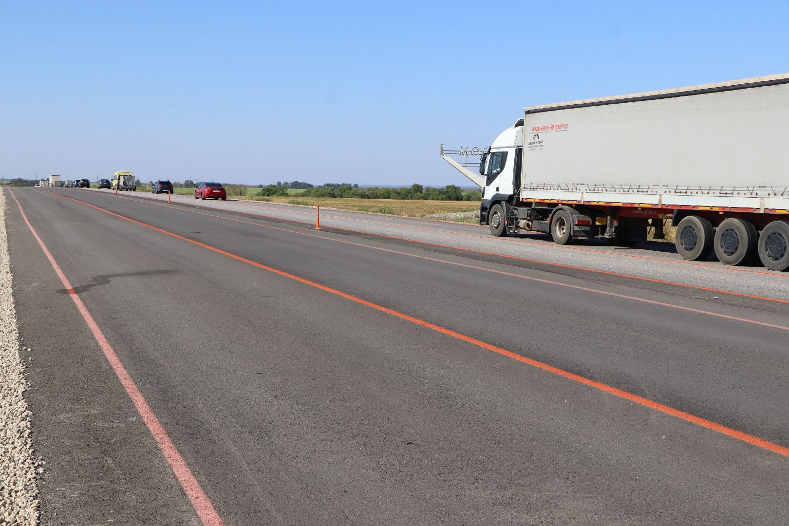 Р-22, федеральная трасса, ремонт дороги, серебряные пруды,