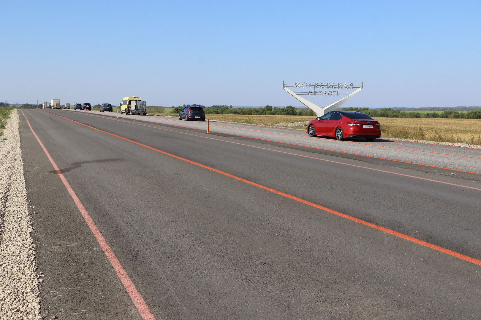 Р-22, федеральная трасса, ремонт дороги, серебряные пруды,