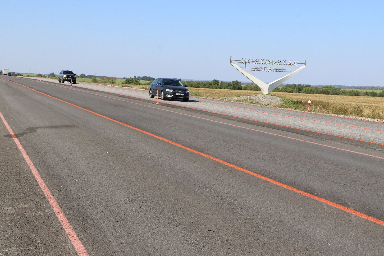 Р-22, федеральная трасса, ремонт дороги, серебряные пруды,