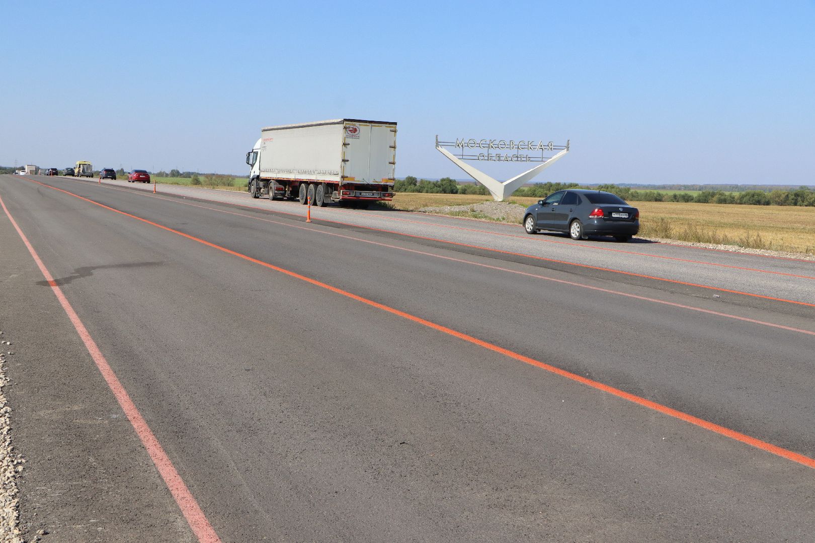 Р-22, федеральная трасса, ремонт дороги, серебряные пруды,