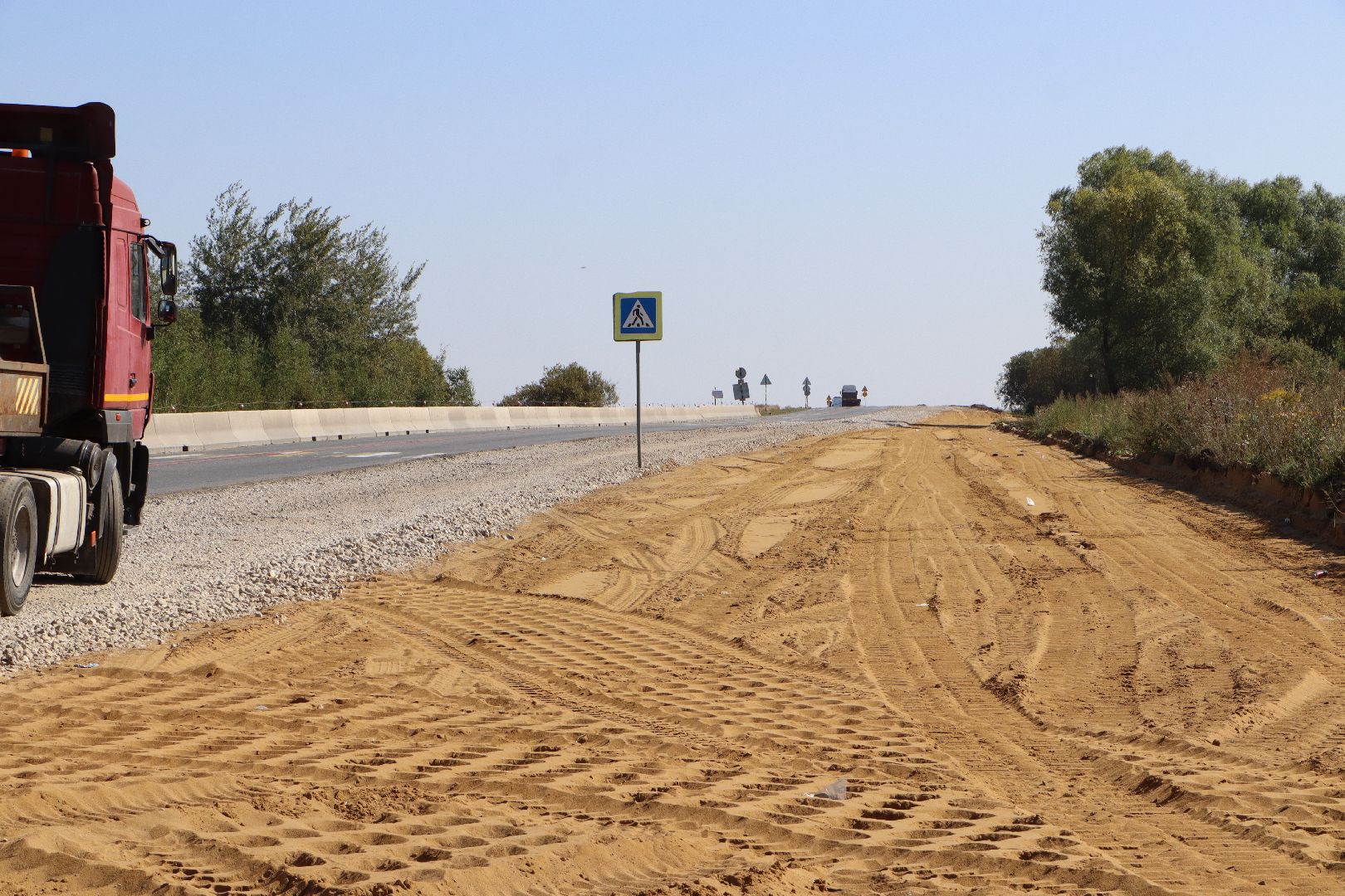 Р-22, федеральная трасса, ремонт дороги, серебряные пруды,