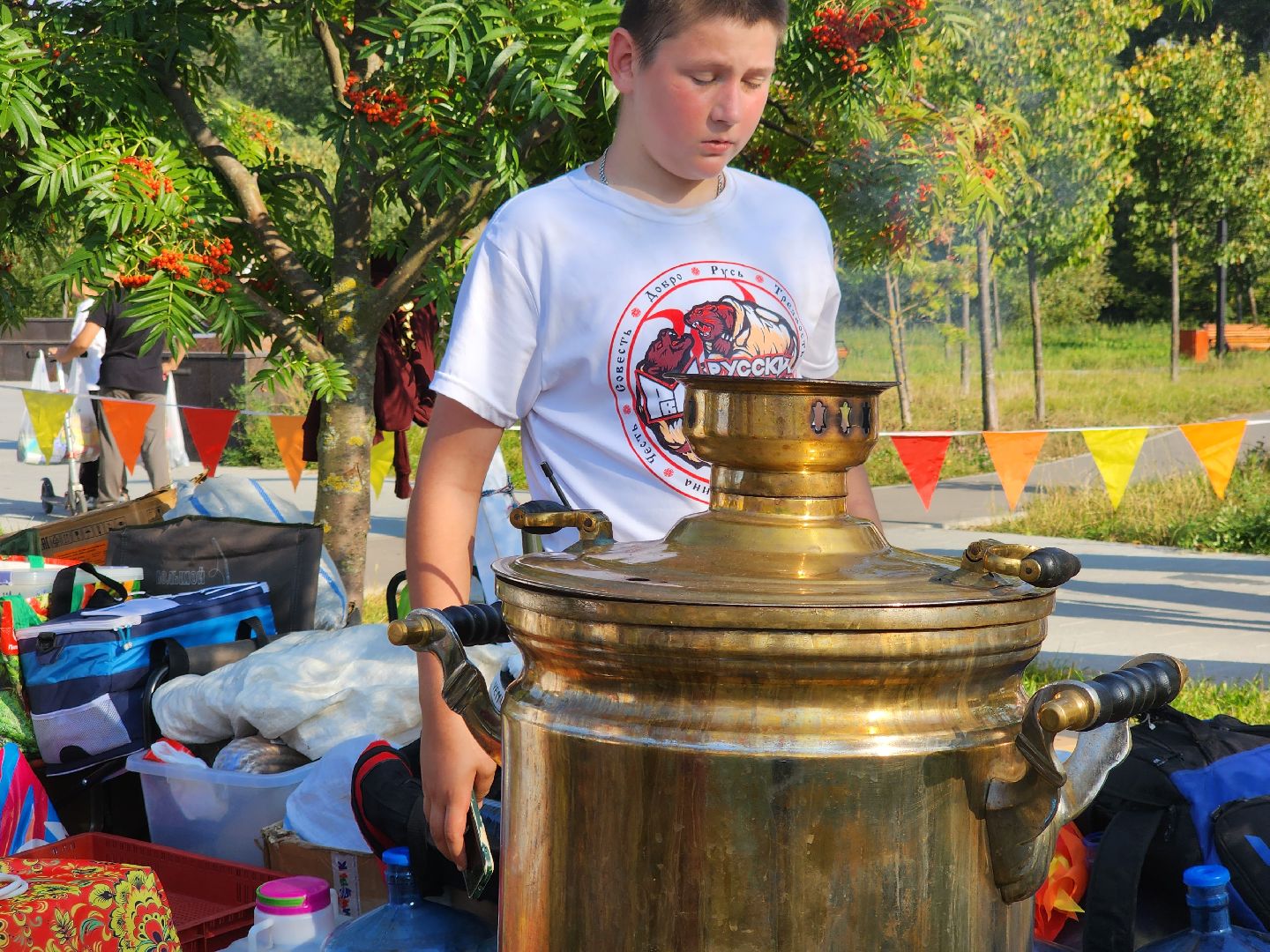 долгопрудный, день города 2024, русские во дворе, мастер-класс,