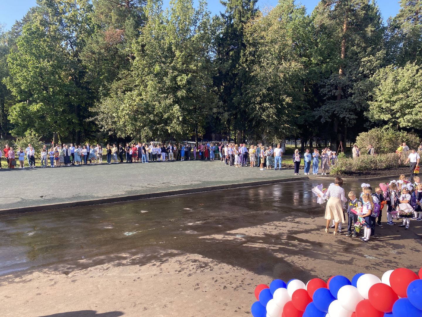 день знаний, начало нового учебного года, школа попова власиха, капремонт поповки, 1 сентября,