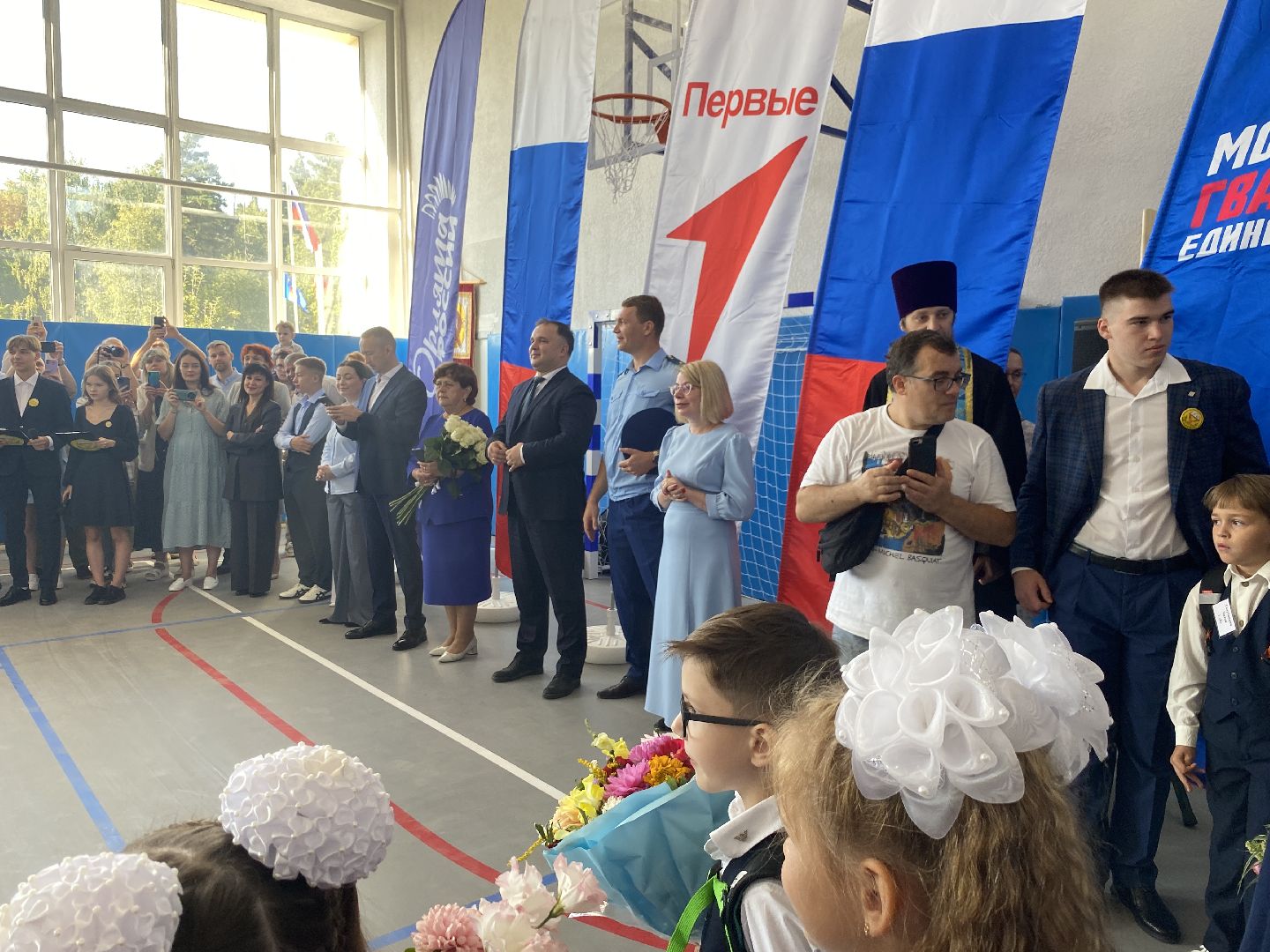 день знаний, начало нового учебного года, школа попова власиха, капремонт поповки, 1 сентября,