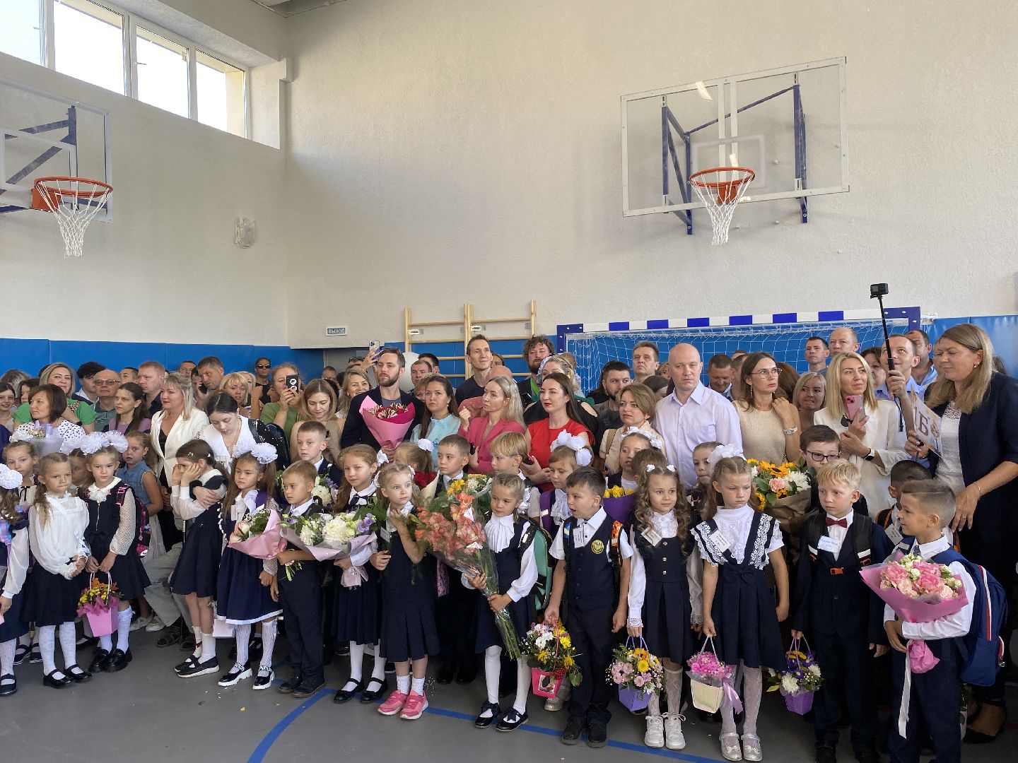 день знаний, начало нового учебного года, школа попова власиха, капремонт поповки, 1 сентября,