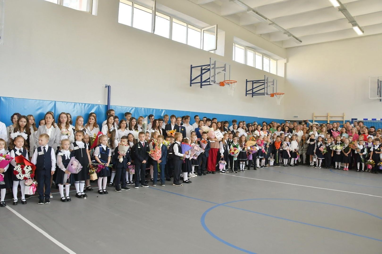 день знаний, начало нового учебного года, школа попова власиха, капремонт поповки, 1 сентября,