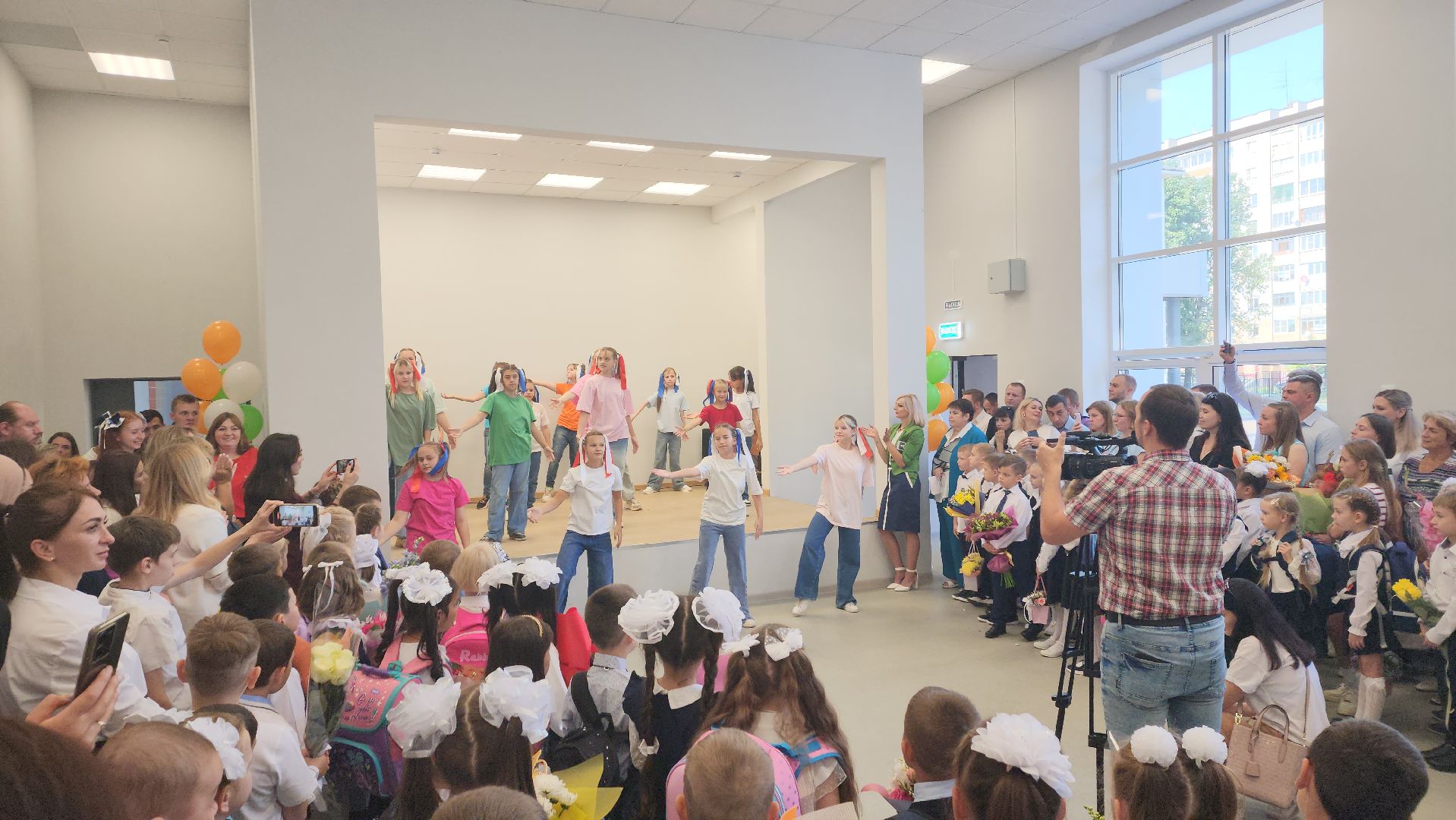 пушкинский округ, капремонт школы, день знаний, торжественное мероприятие, торжественная линейка,