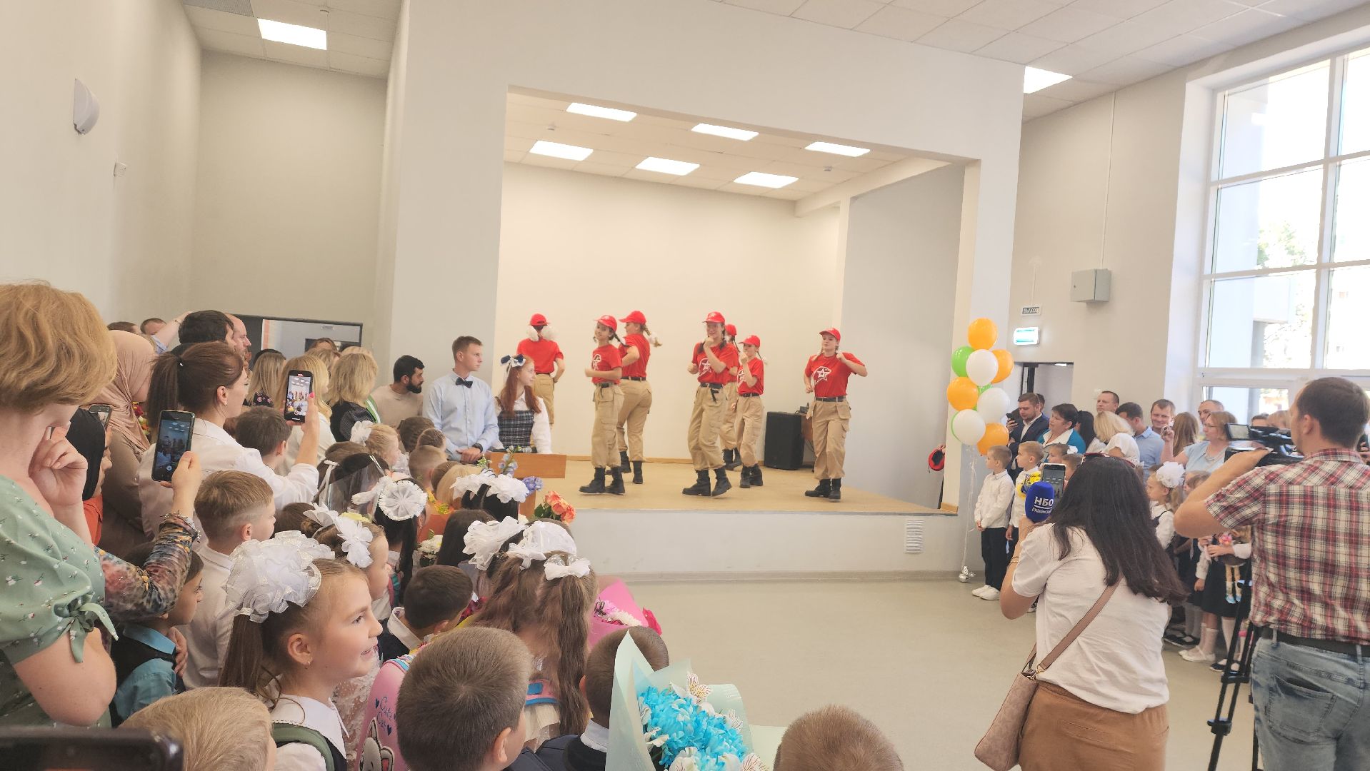 пушкинский округ, капремонт школы, день знаний, торжественное мероприятие, торжественная линейка,