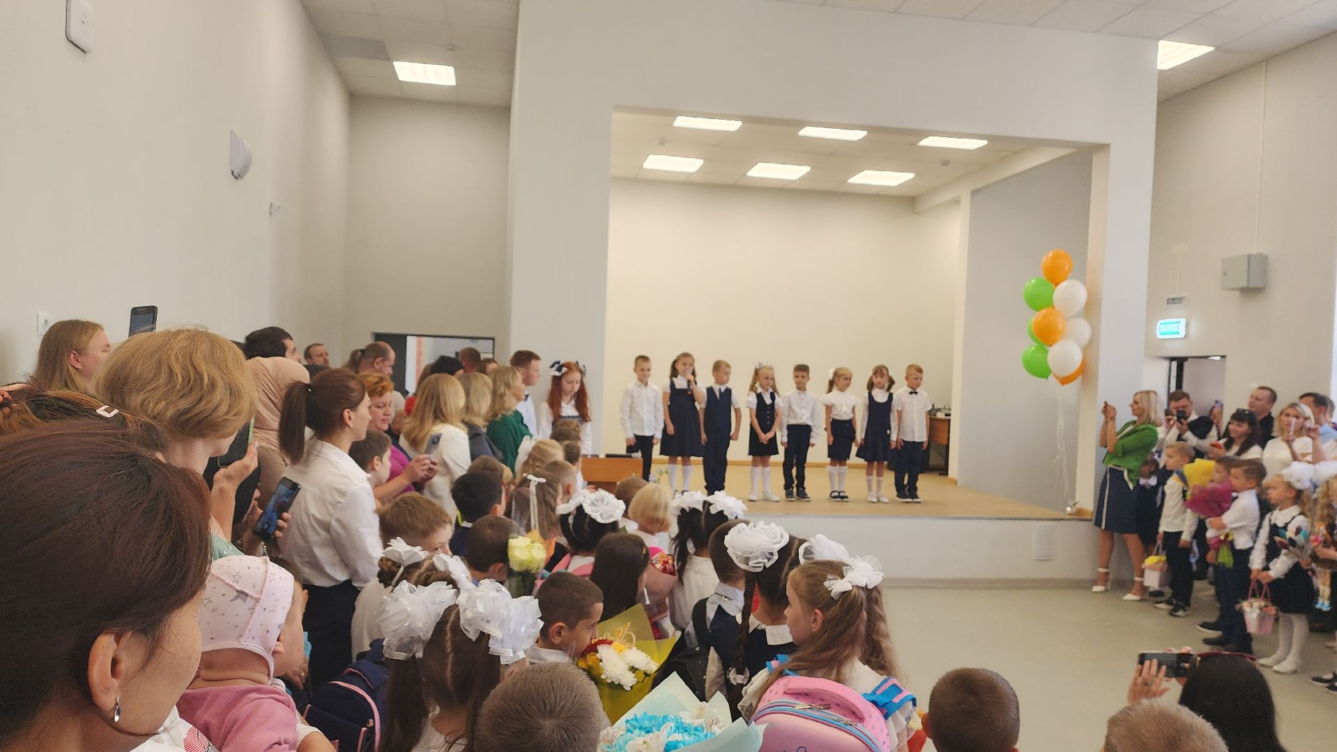 пушкинский округ, капремонт школы, день знаний, торжественное мероприятие, торжественная линейка,