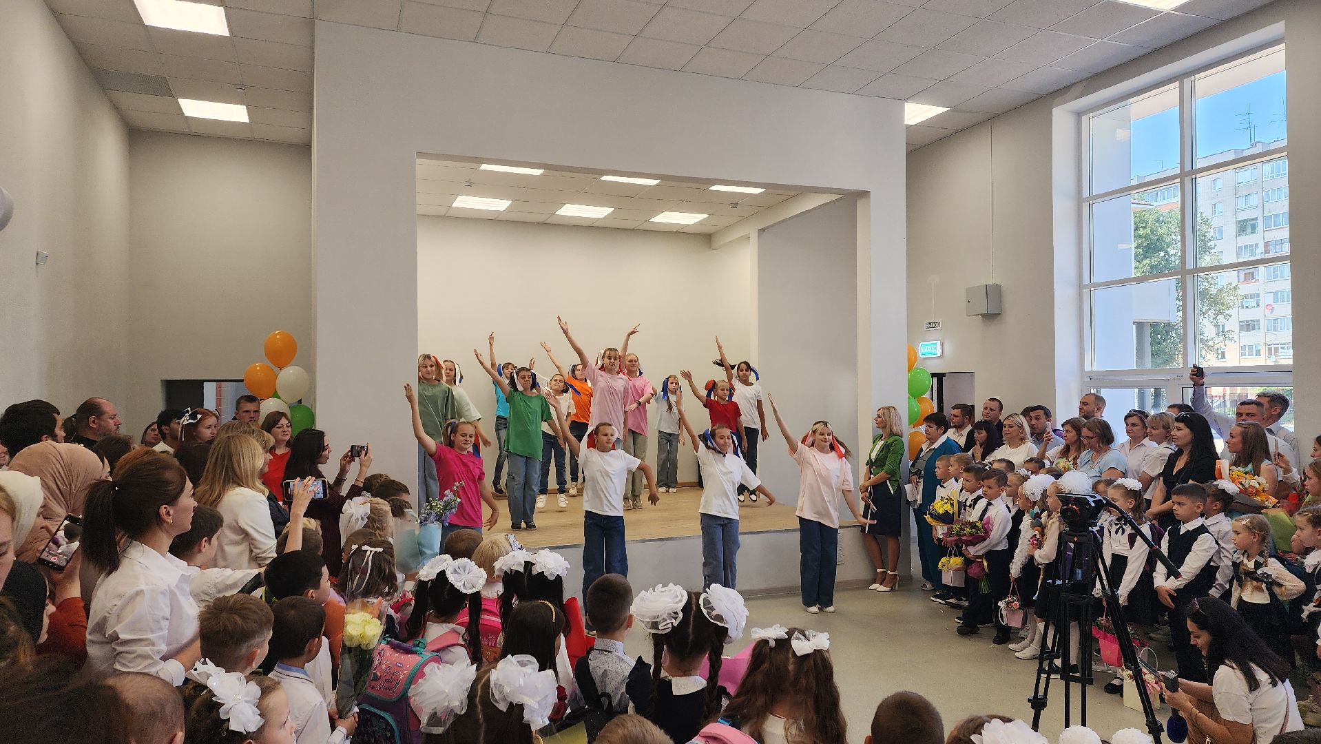пушкинский округ, капремонт школы, день знаний, торжественное мероприятие, торжественная линейка,