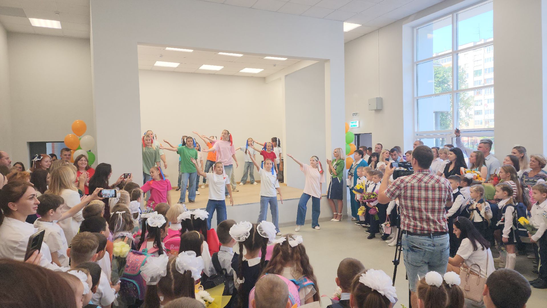 пушкинский округ, капремонт школы, день знаний, торжественное мероприятие, торжественная линейка,