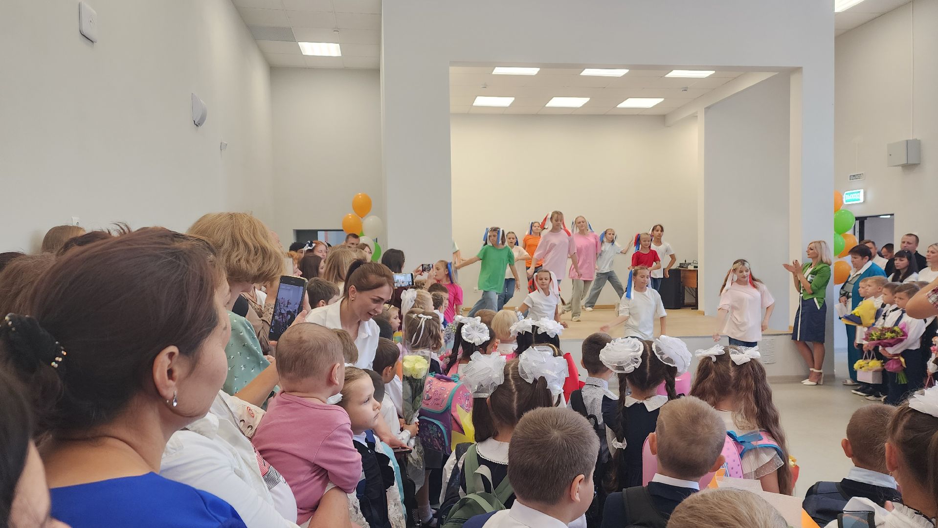 пушкинский округ, капремонт школы, день знаний, торжественное мероприятие, торжественная линейка,