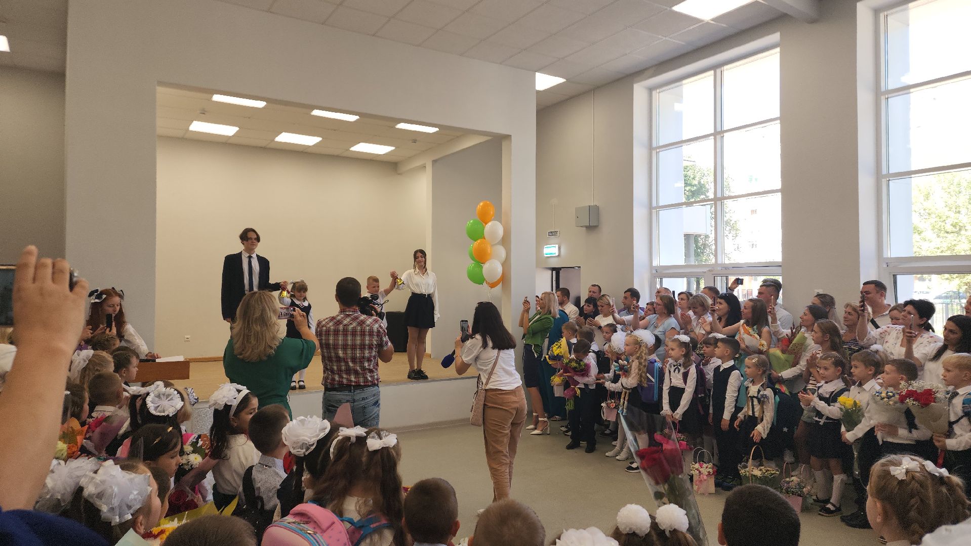 пушкинский округ, капремонт школы, день знаний, торжественное мероприятие, торжественная линейка,