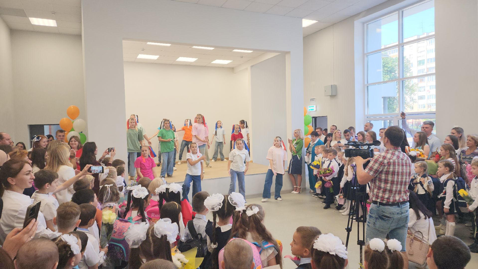 пушкинский округ, капремонт школы, день знаний, торжественное мероприятие, торжественная линейка,