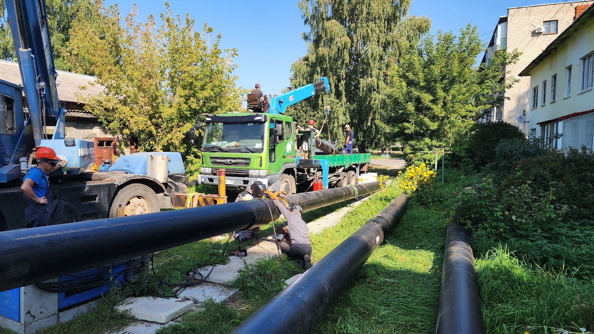 шатура, теплотрасса, подготовка к зимнему сезону, новые трубы, замена теплосетей,