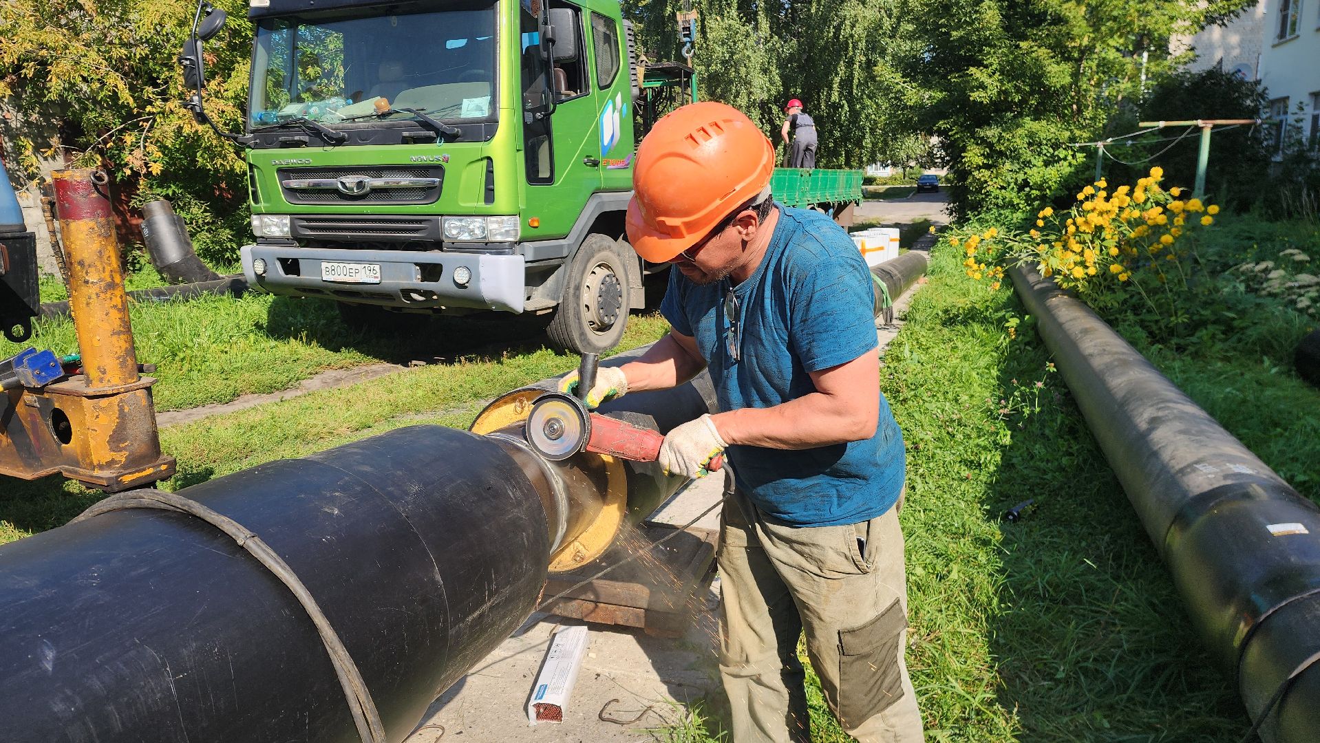 шатура, теплотрасса, подготовка к зимнему сезону, новые трубы, замена теплосетей,