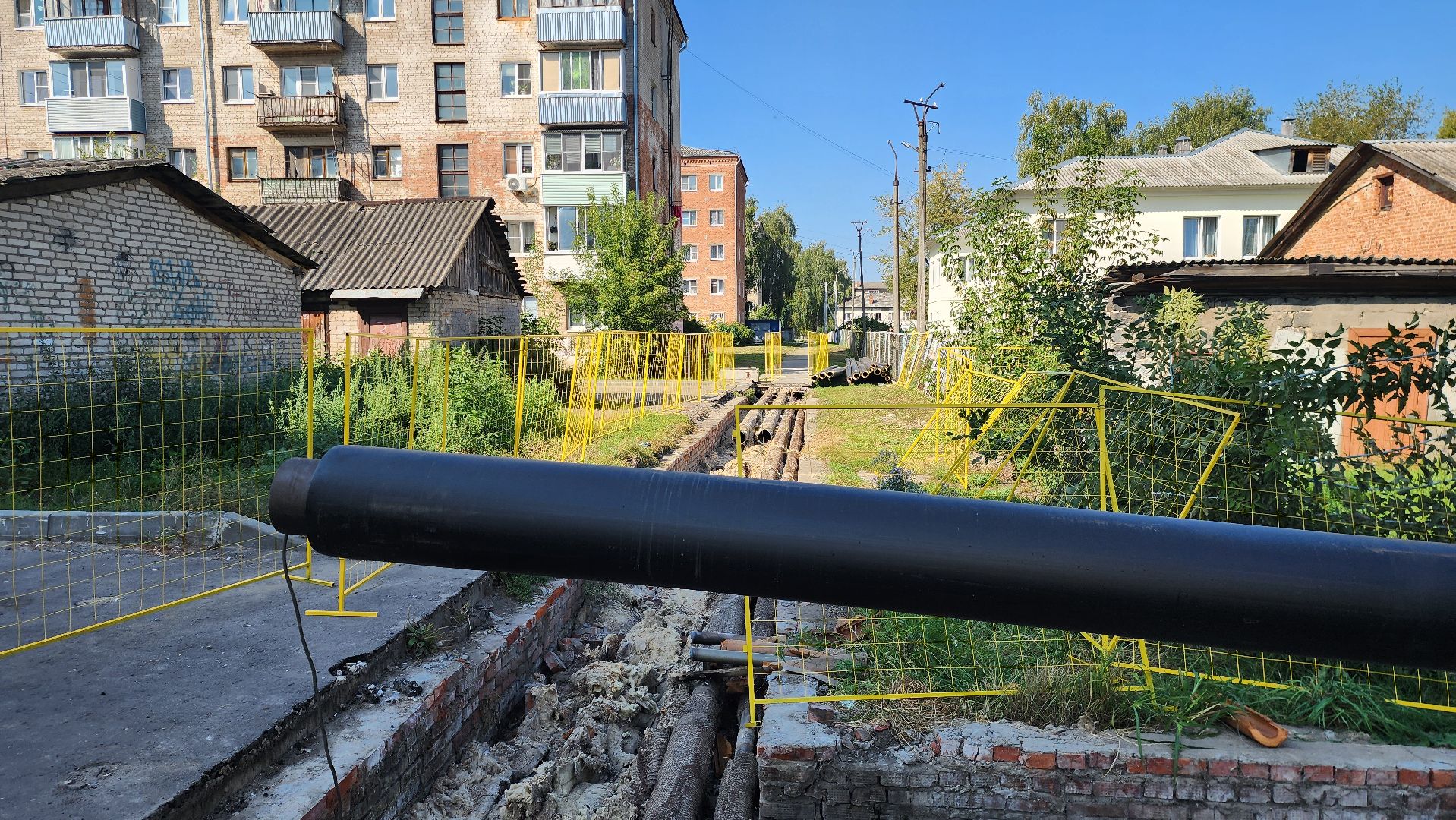 шатура, теплотрасса, подготовка к зимнему сезону, новые трубы, замена теплосетей,