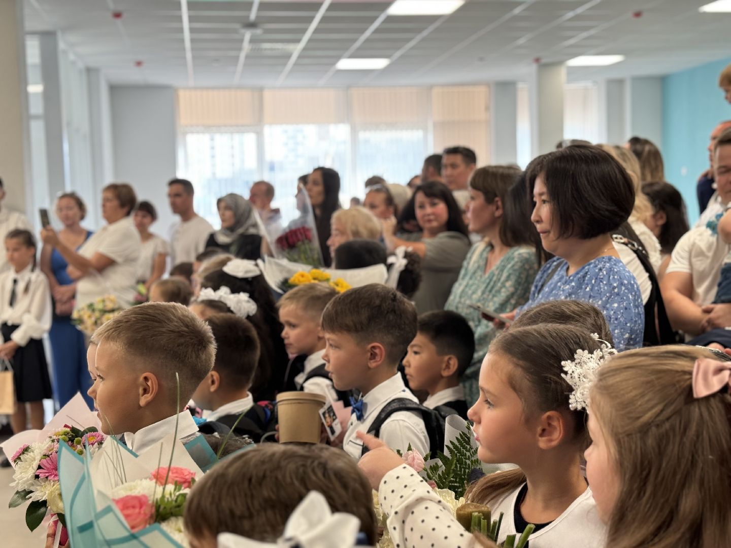 Новая школа, День знаний, ЖК Южная Битца, Бутовская СОШ 1, глава муниципалитета, Школьники Ленинского округа,