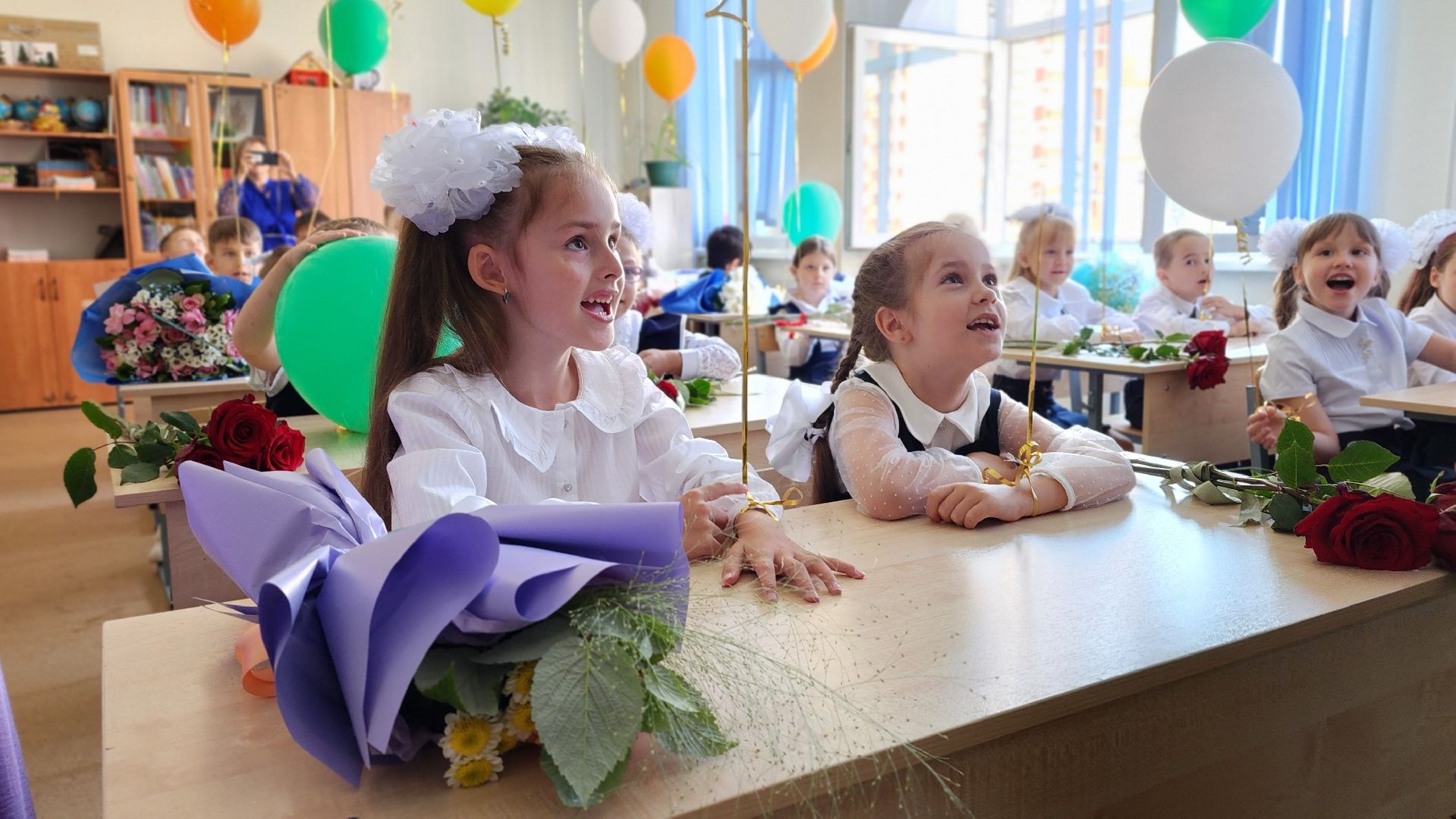 праздник, дети, школа, первый звонок, День знаний, 1 сентября, Лосино-Петровский,