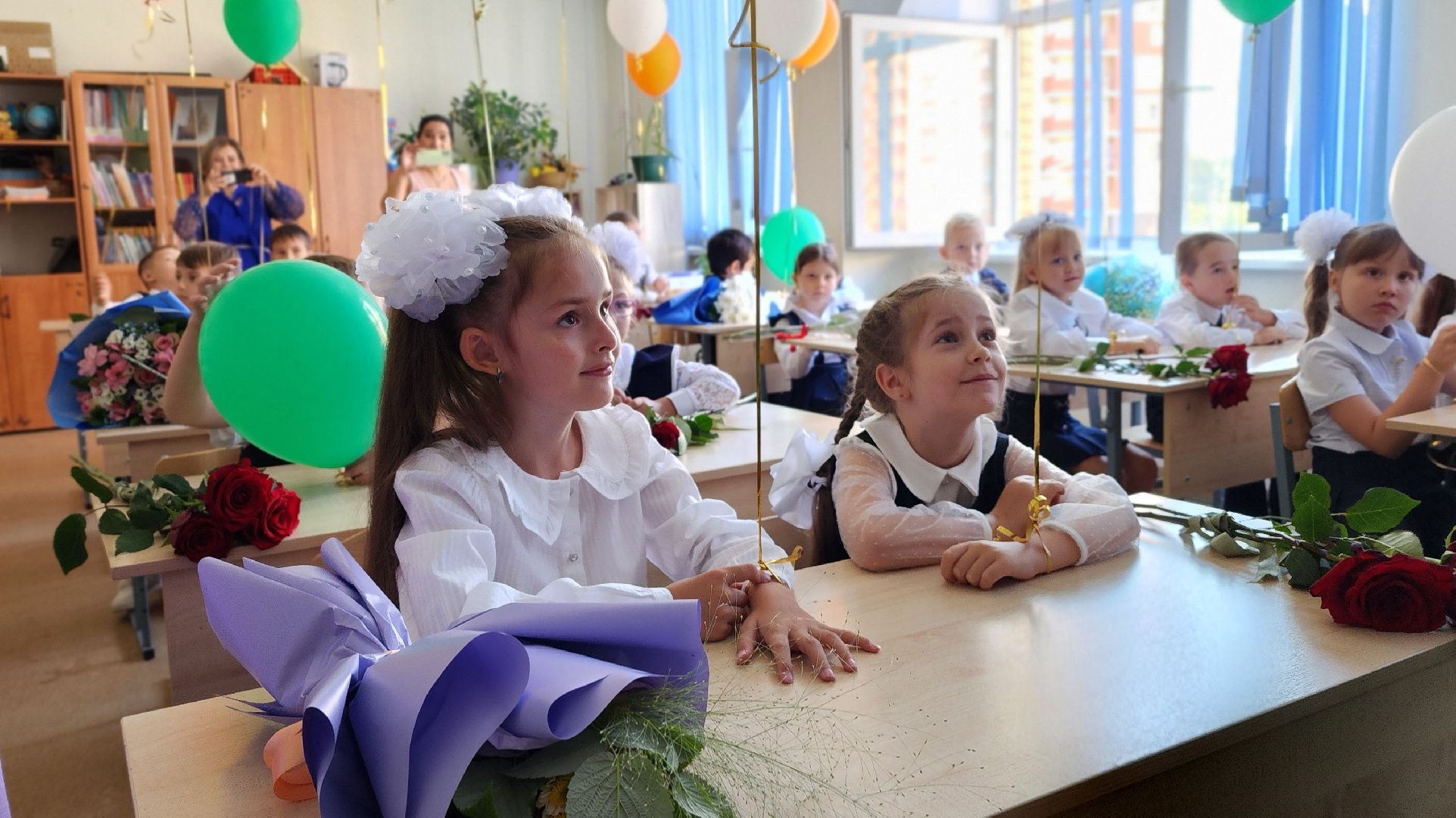 праздник, дети, школа, первый звонок, День знаний, 1 сентября, Лосино-Петровский,