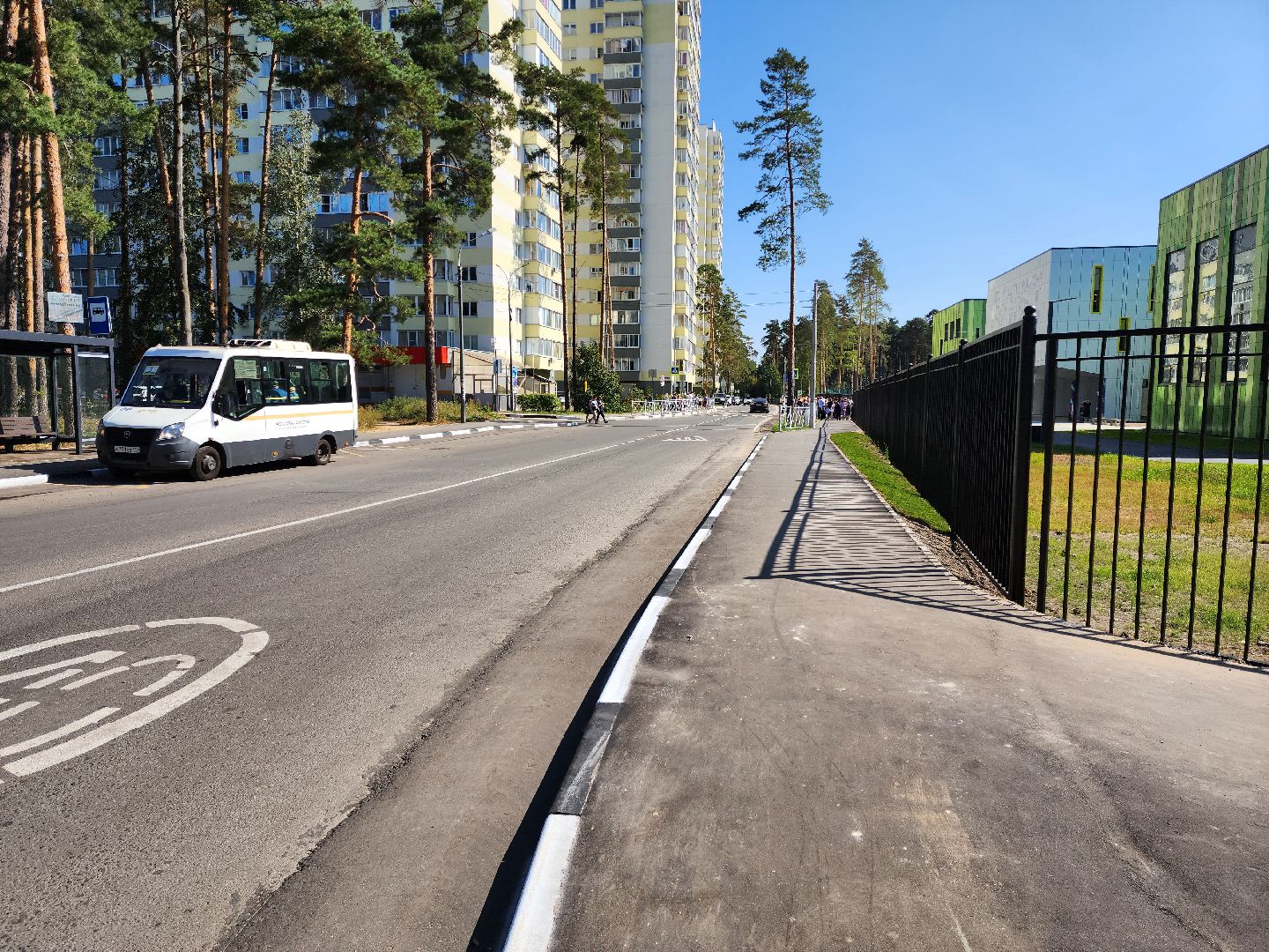 раменское, дороги, Тротуары на улице Высковольтная,