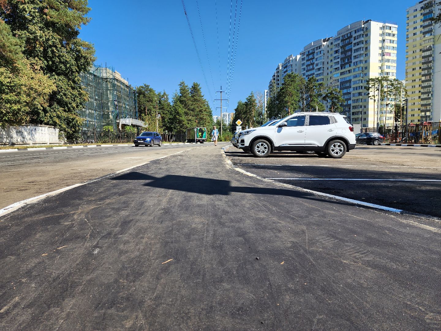 раменское, дороги, Тротуары на улице Высковольтная,