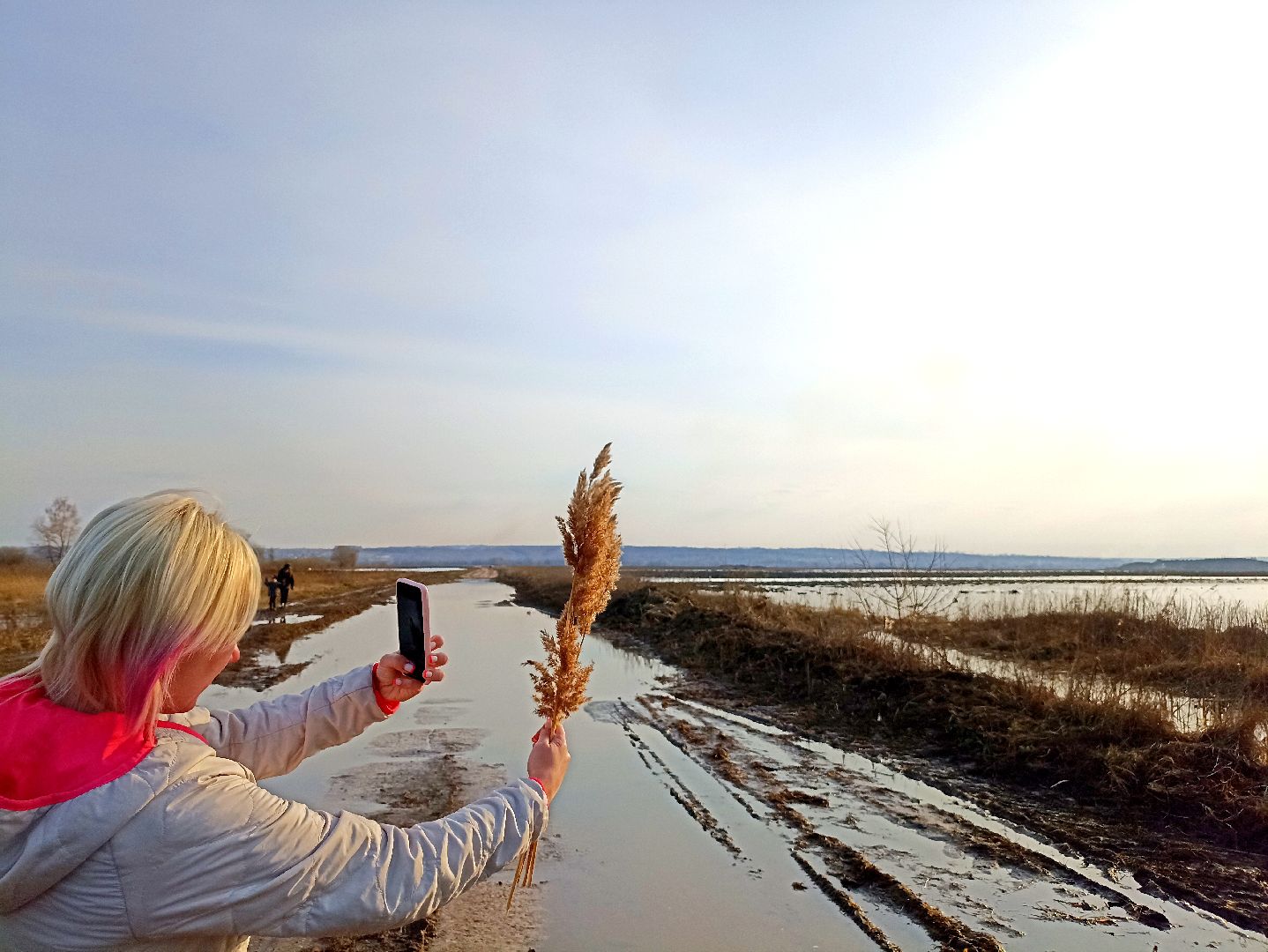 Серпухов, Ока, половодье, разлив, Подмосковье