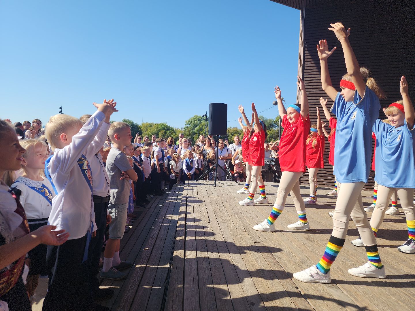 Парад первоклассников, орехово зуево, парки подмосковья, день знаний, 2 сентября,