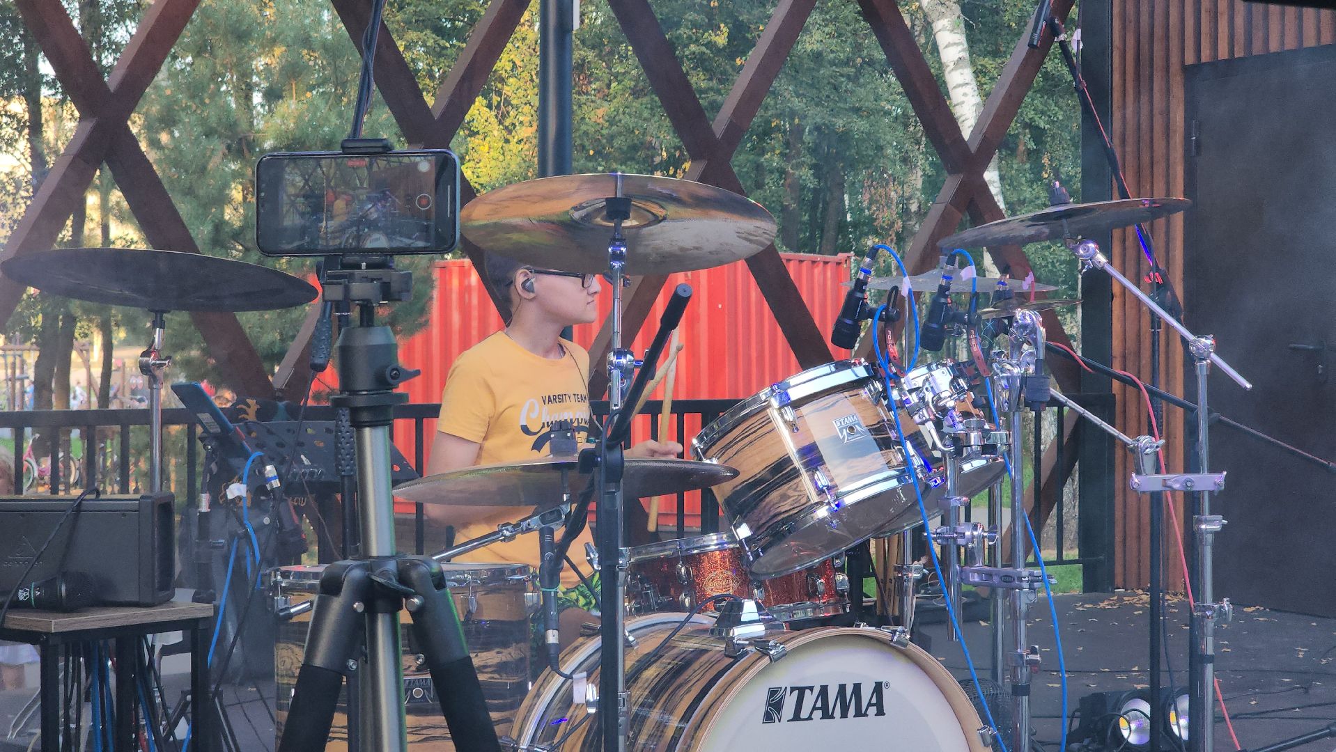 фестиваль, барабаны, ударные, музыка, рок, егорьевск, парк, творчество,