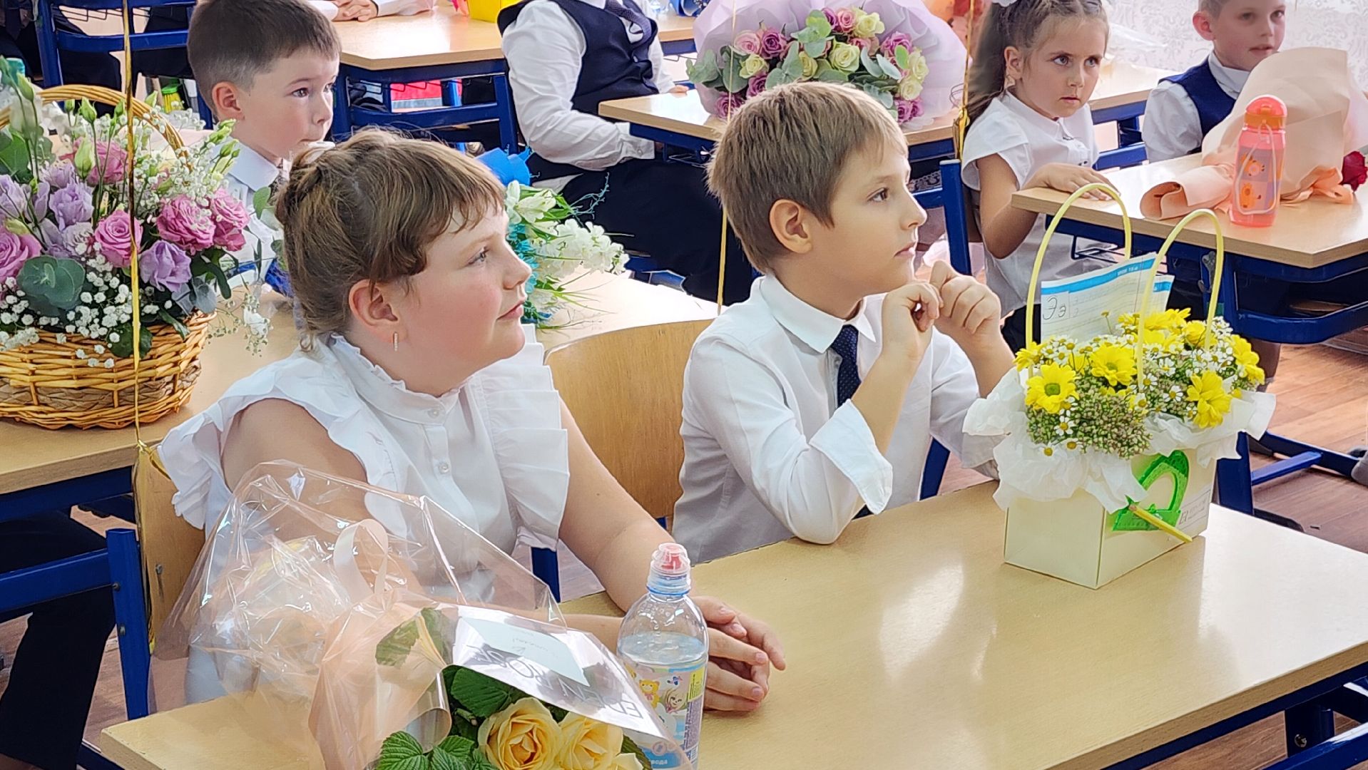 Бронницы, День знаний, торжественная линейка, Первоклассники, День знаний в школе,