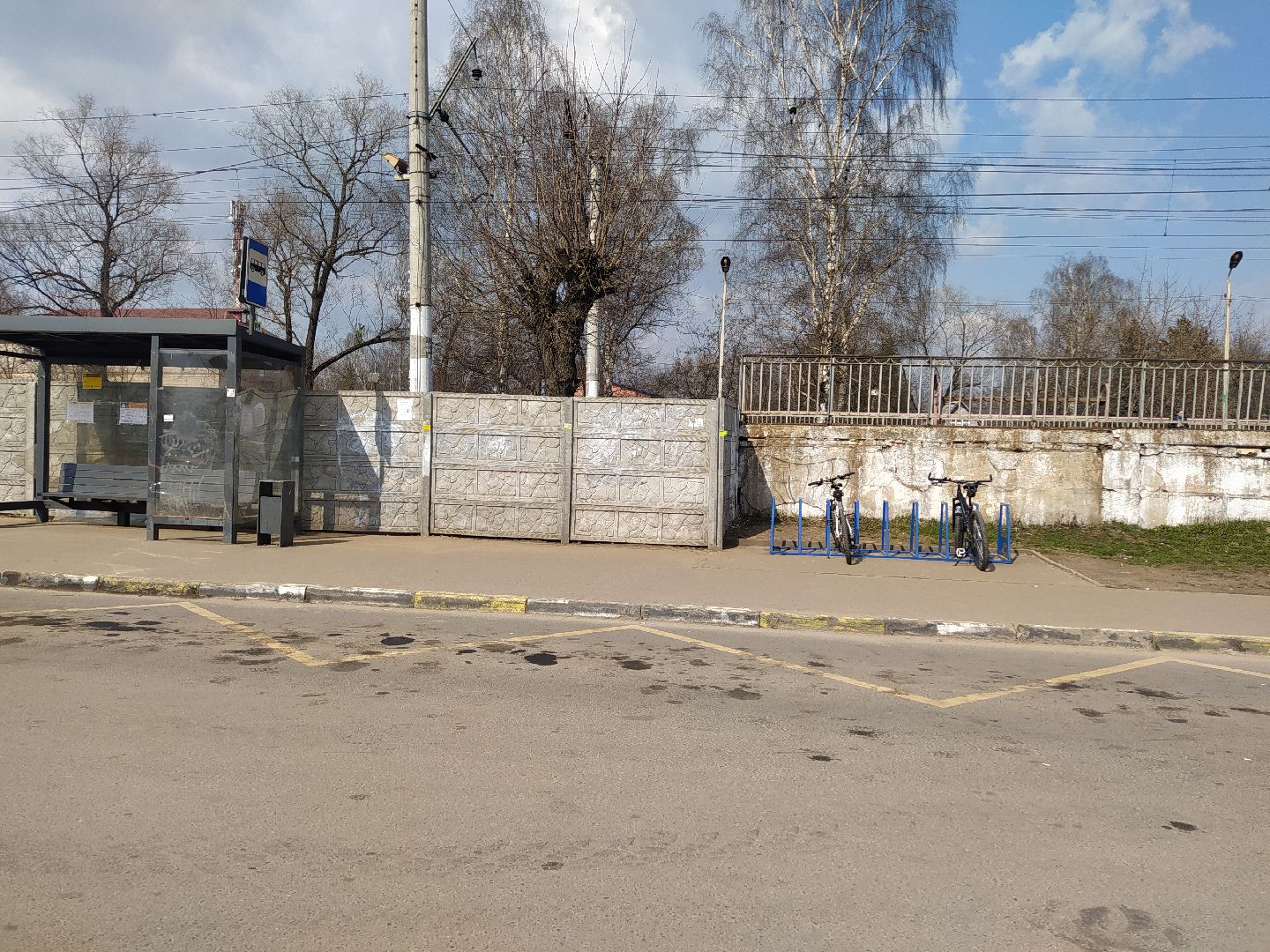 Велосипедная парковка, станция, остановка, благоустройство