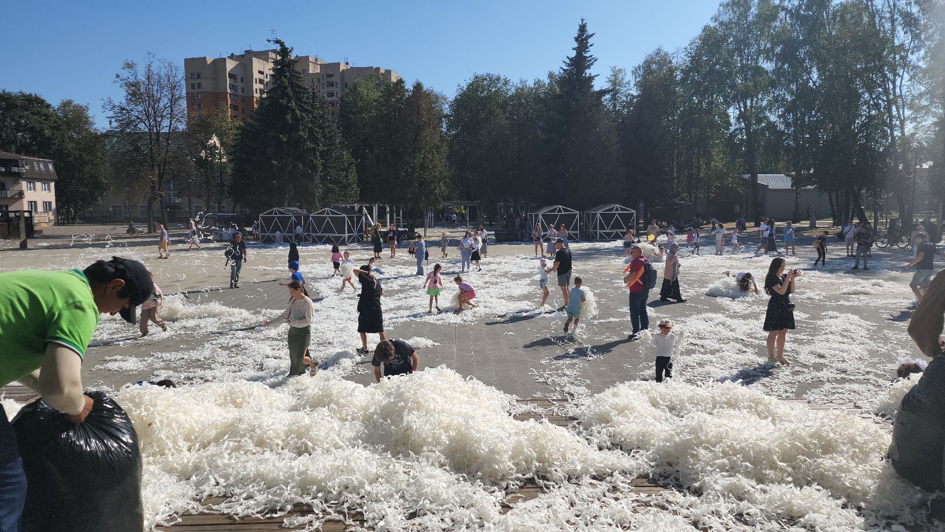 пушкино, центральный парк, детский праздник, день знаний, шоу, театральная зарядка, первоклассники,